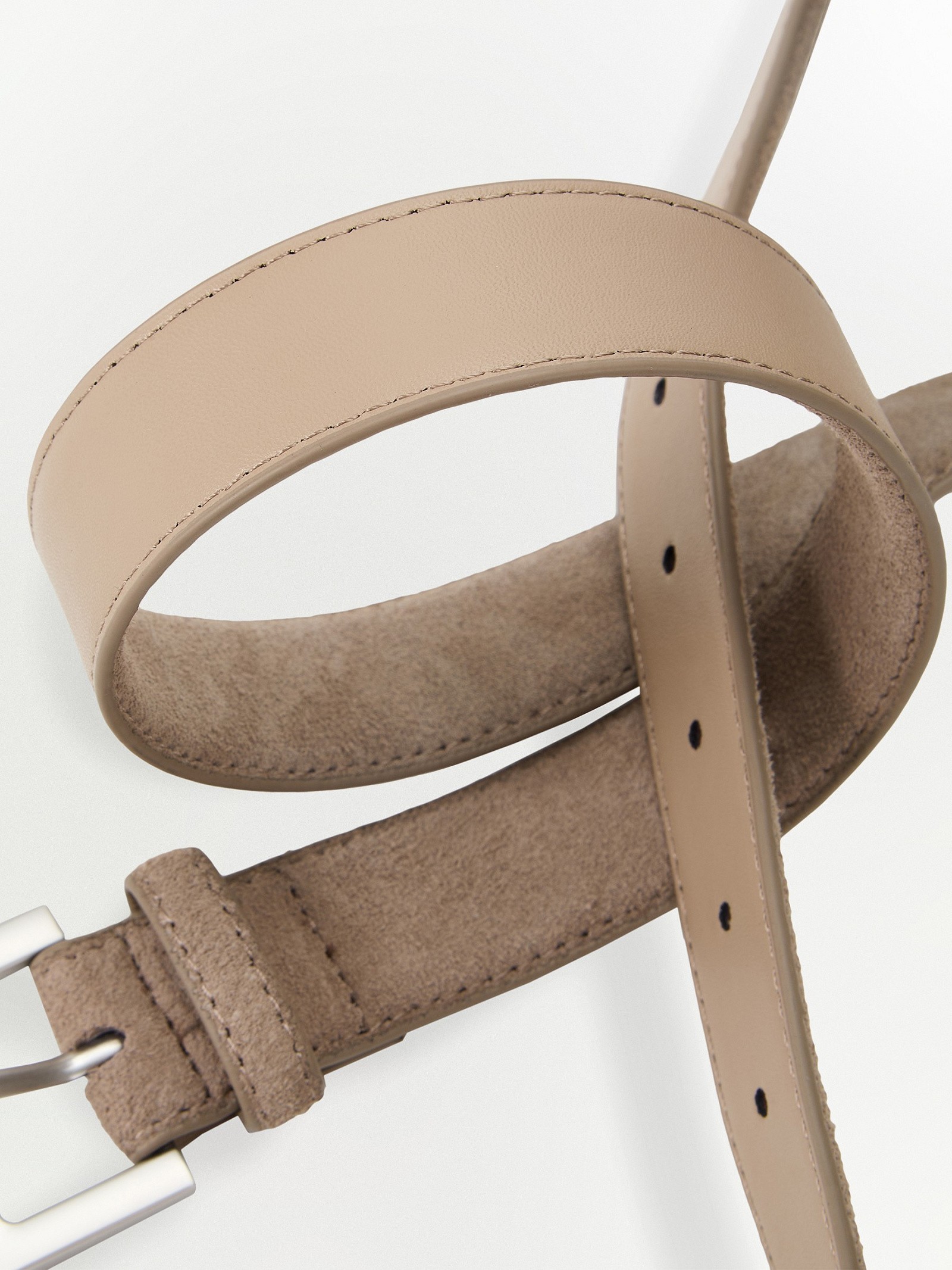 Ремень из натуральной замши