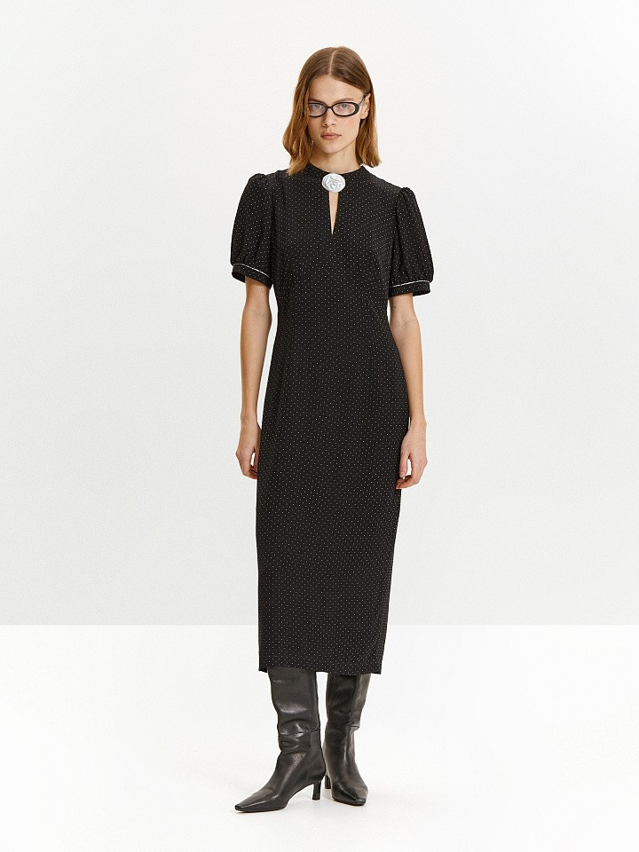 Платье в горох