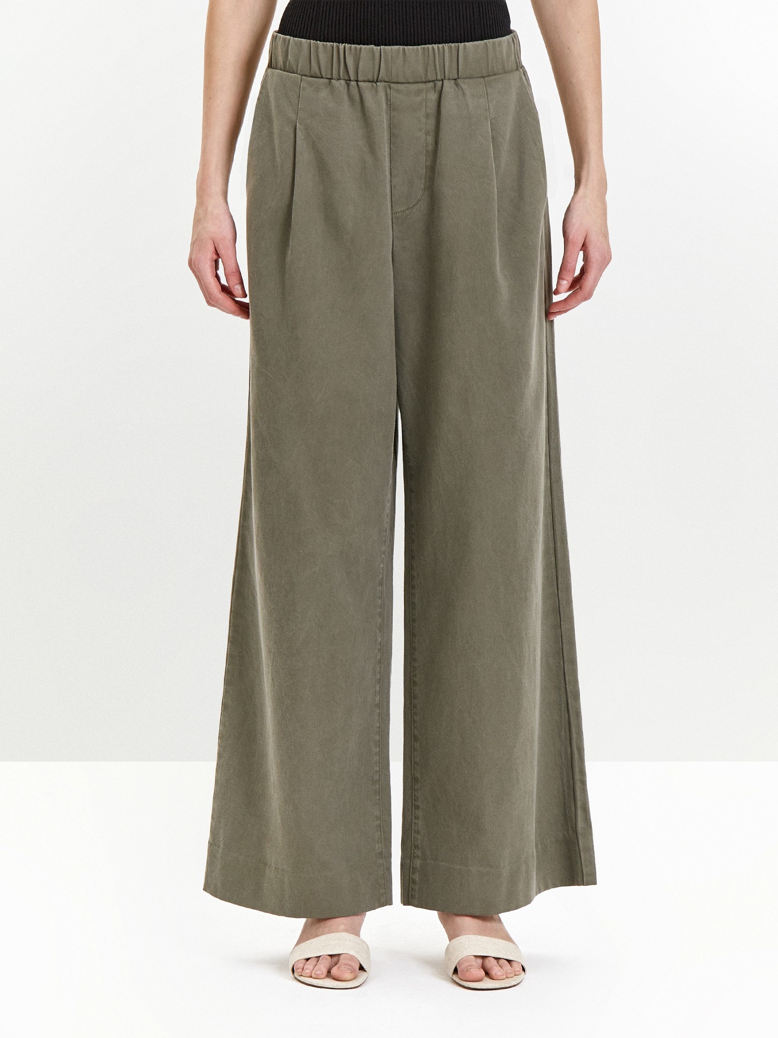 Брюки широкого кроя