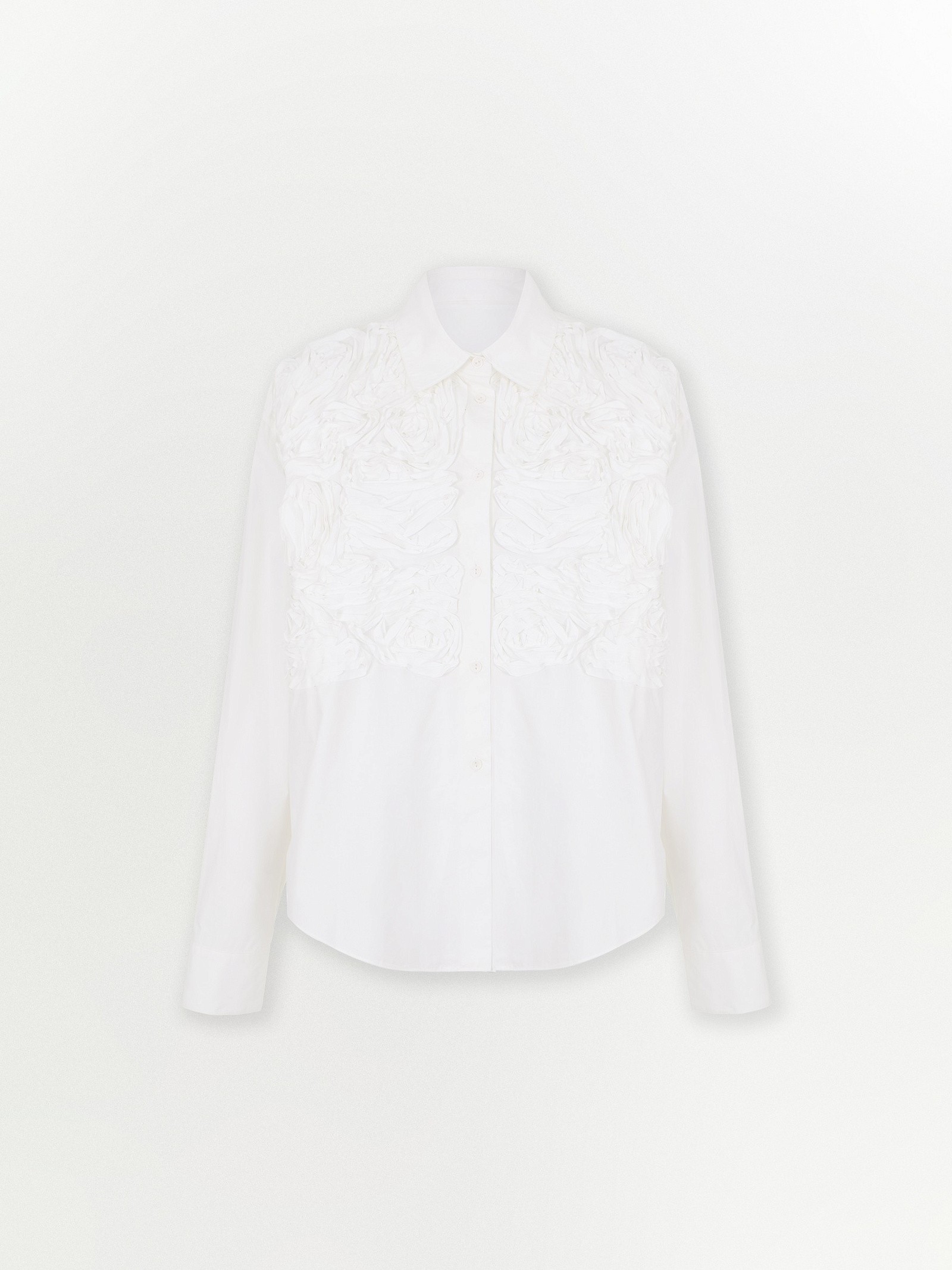 Рубашка однотонная