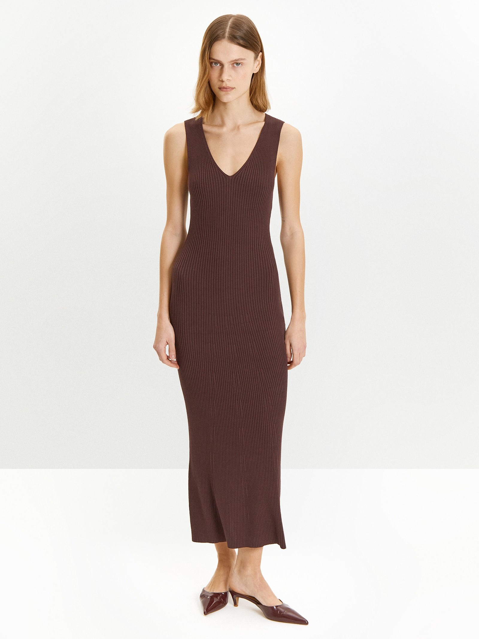 Трикотажное платье из вискозы