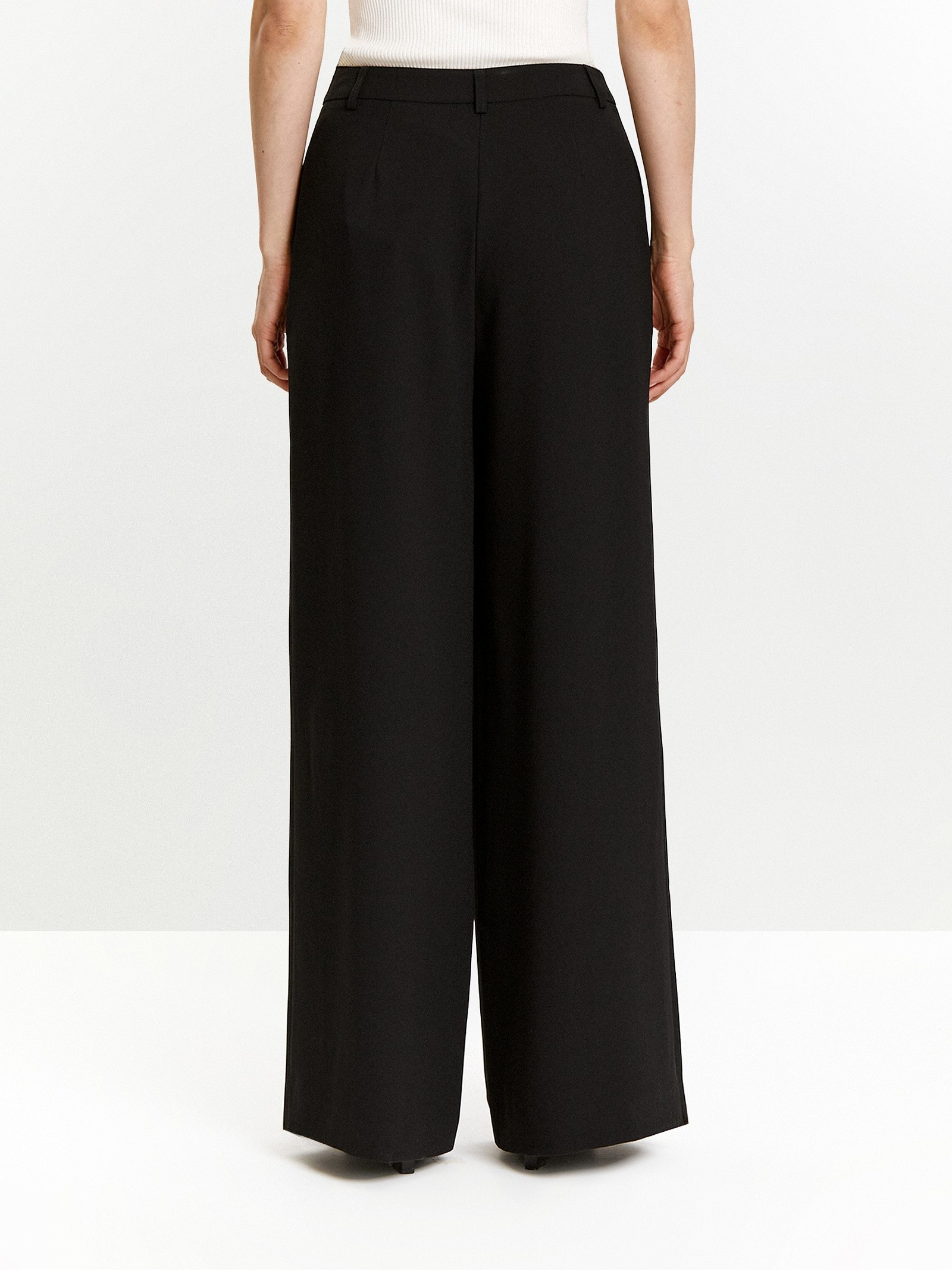 Брюки широкого кроя