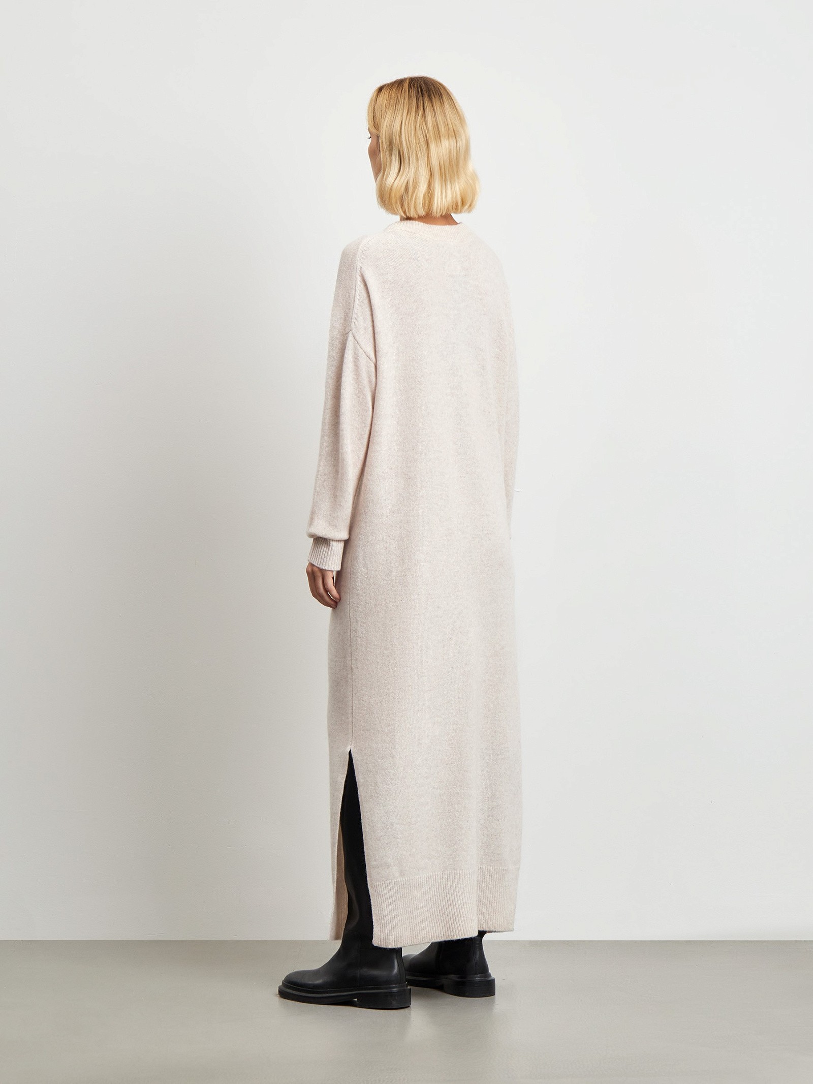 Платье из 100% шерсти мериноса