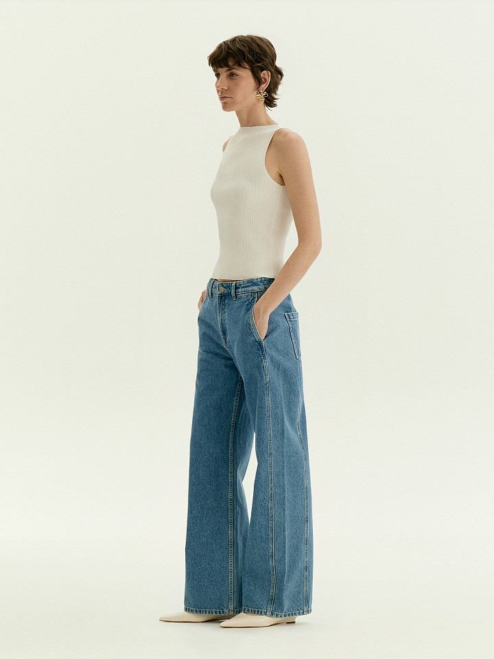 Джинсы Wide Leg 438