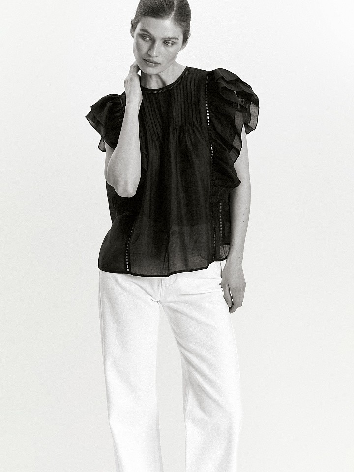 Блуза из тенсела