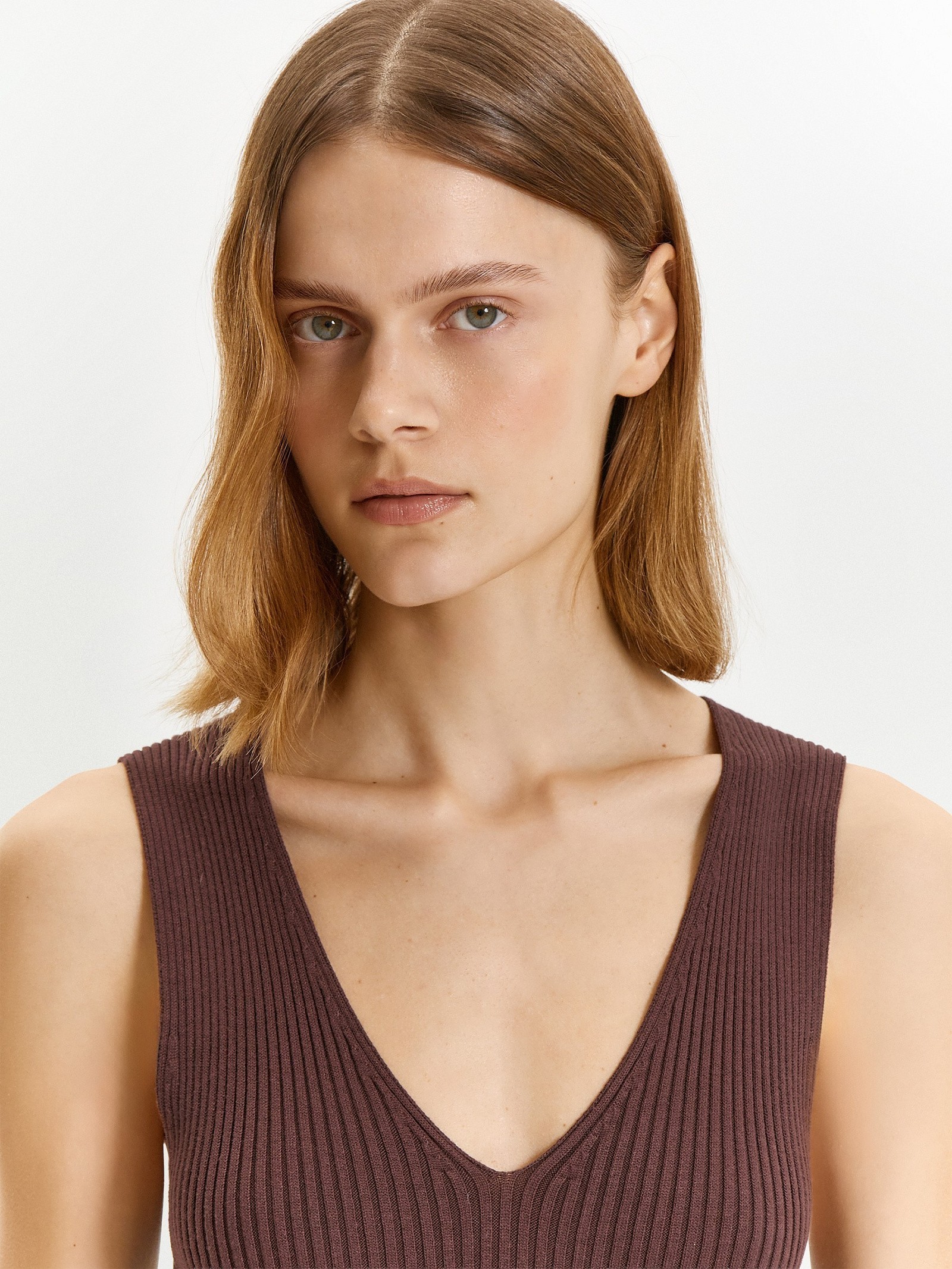 Трикотажное платье из вискозы