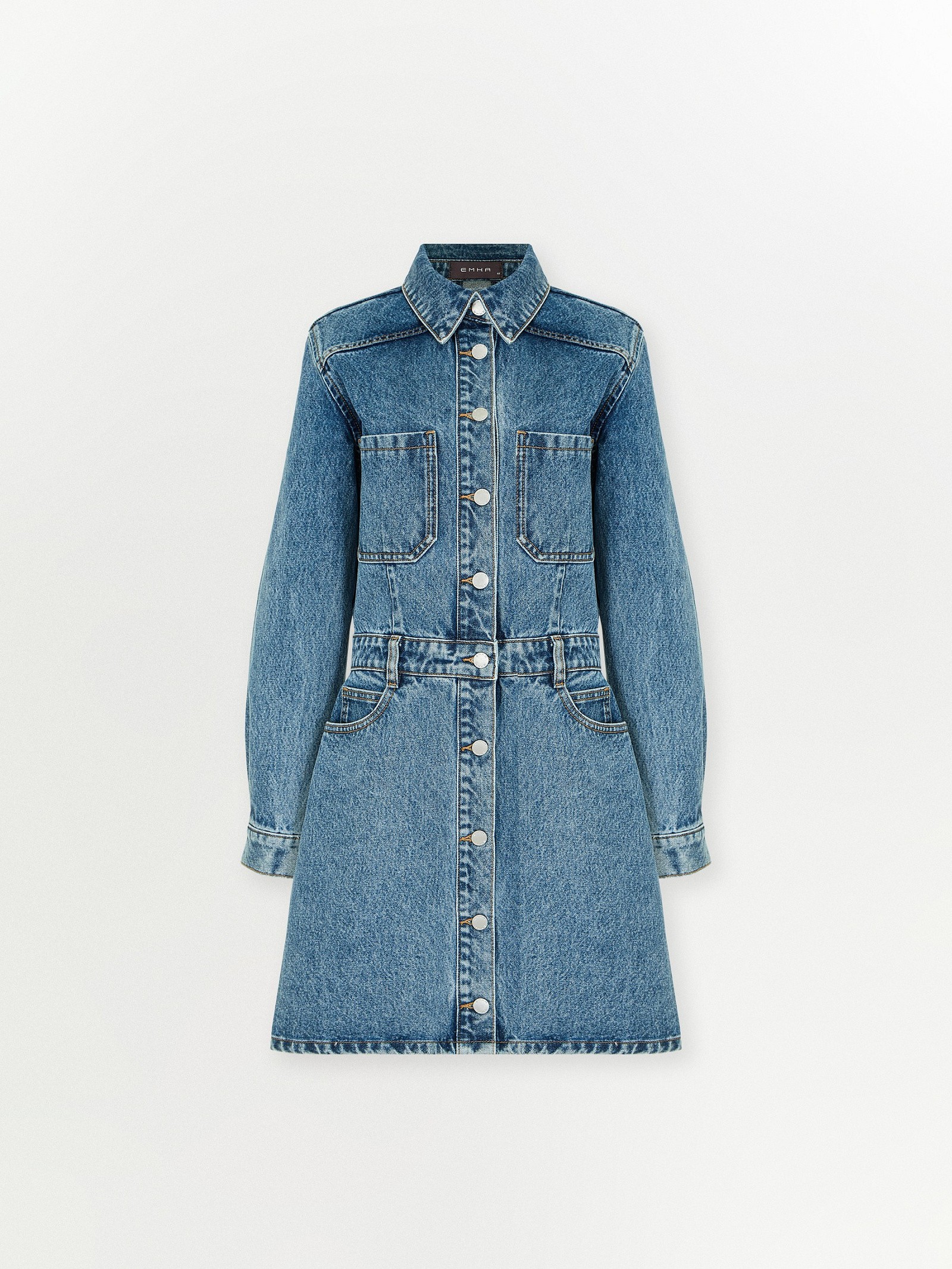 Джинсовое платье