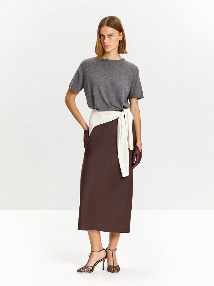 Юбка А-силуэта