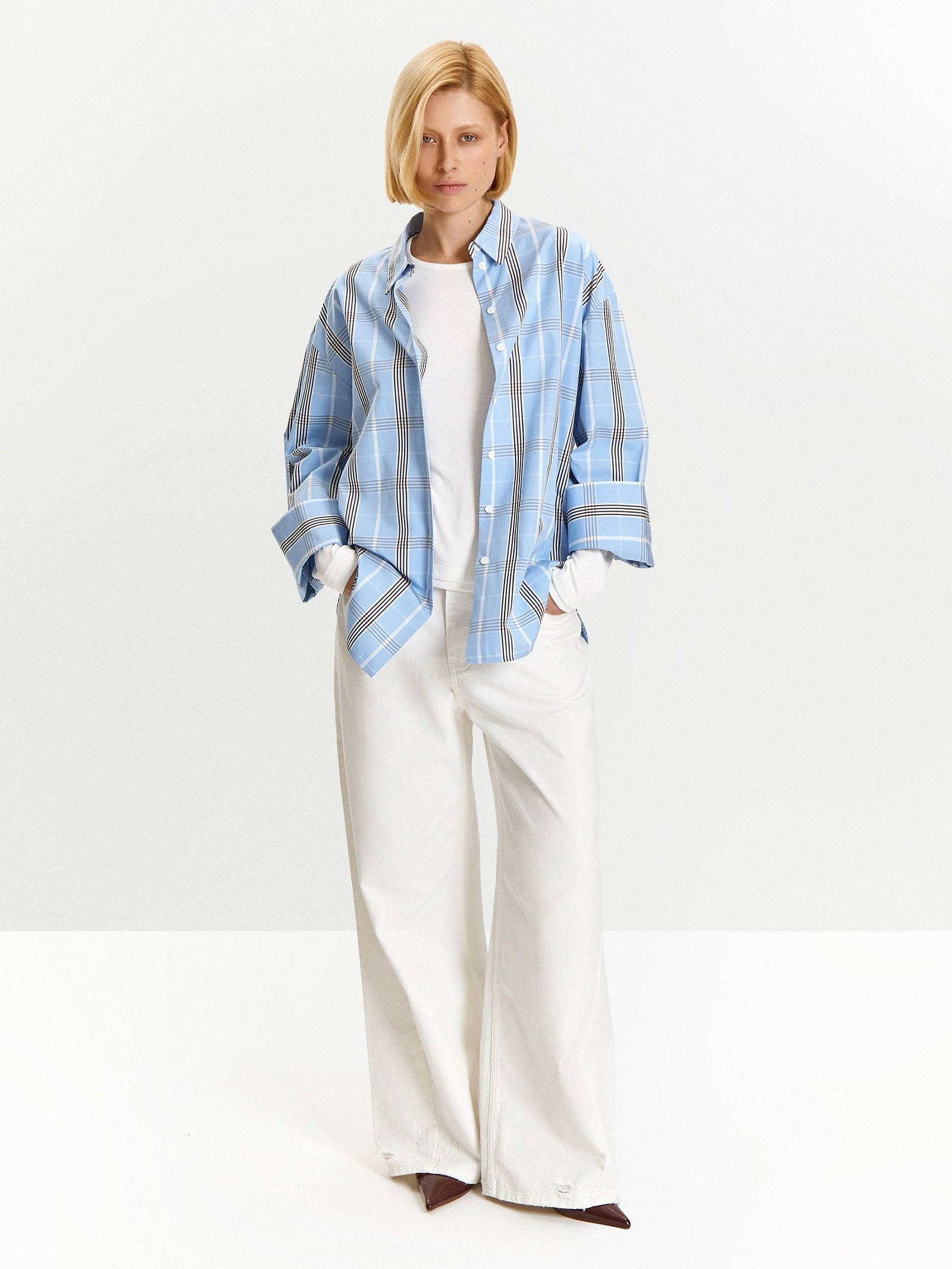 Рубашка в клетку