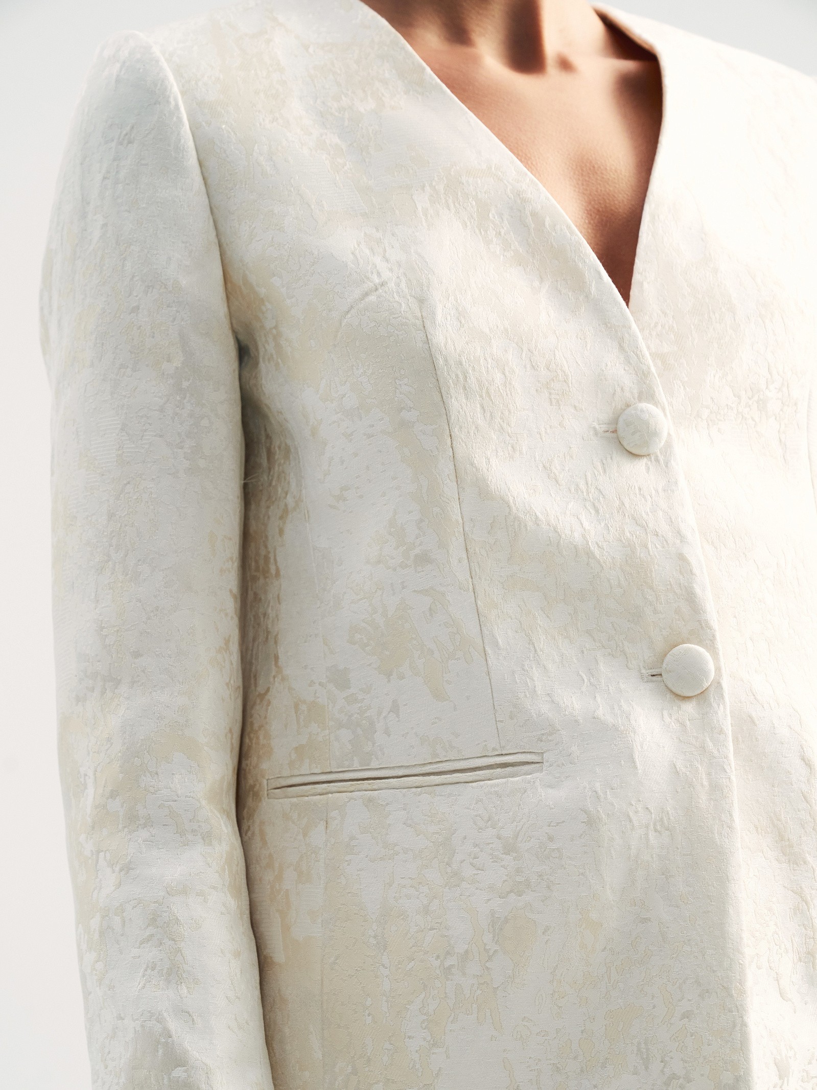 Жакет из жаккарда