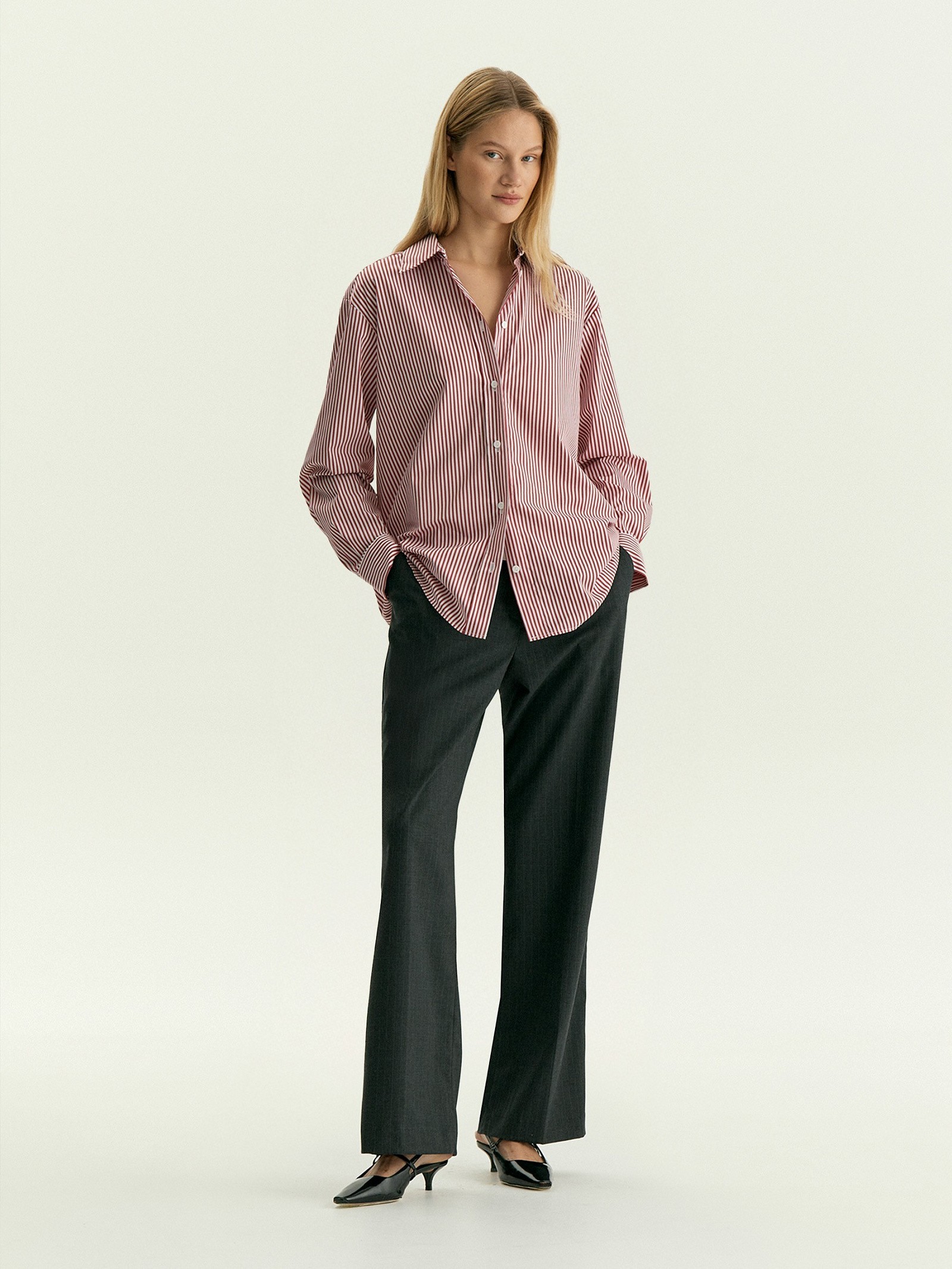 Рубашка в полоску