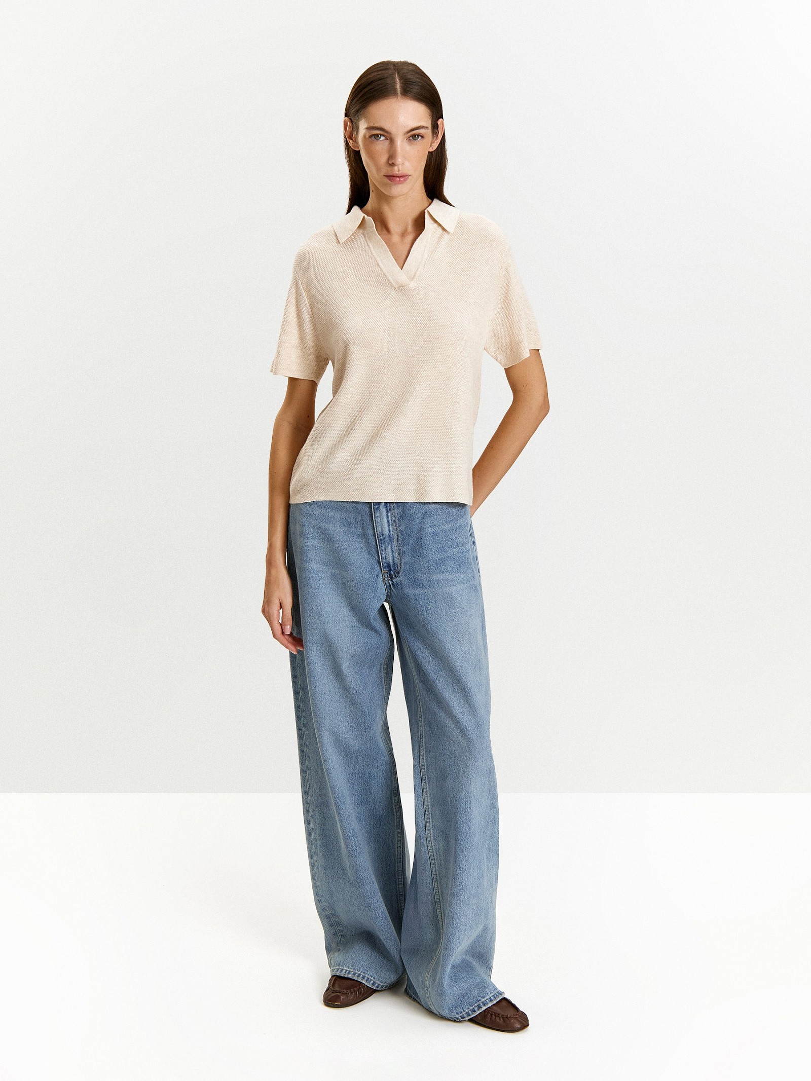 Джемпер с содержанием шерсти