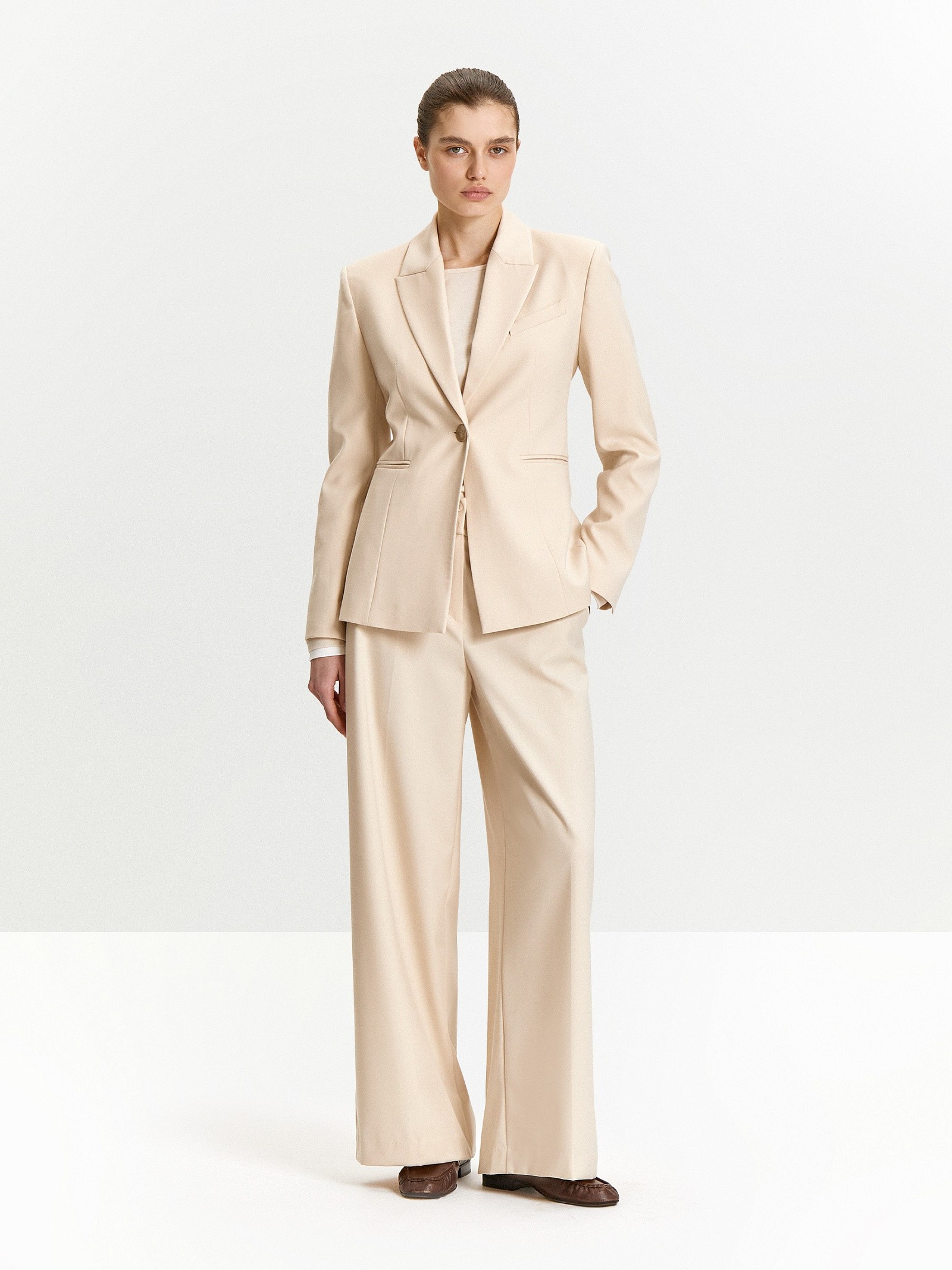 Брюки широкого кроя