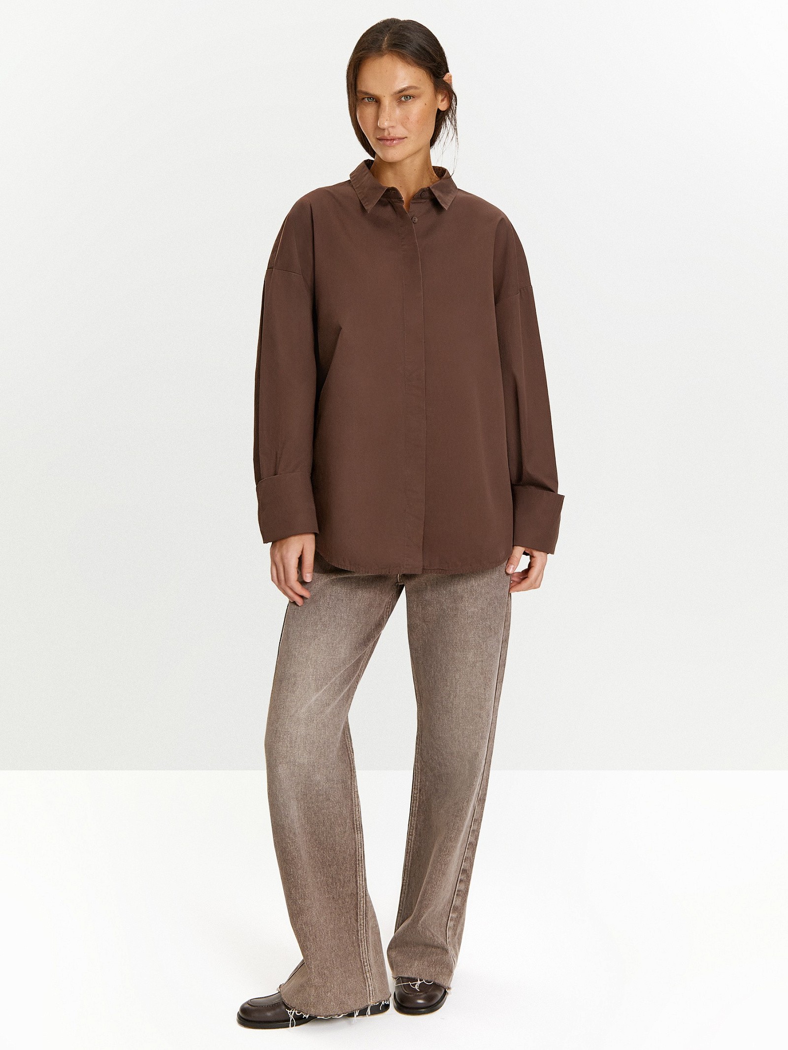 Рубашка удлиненная