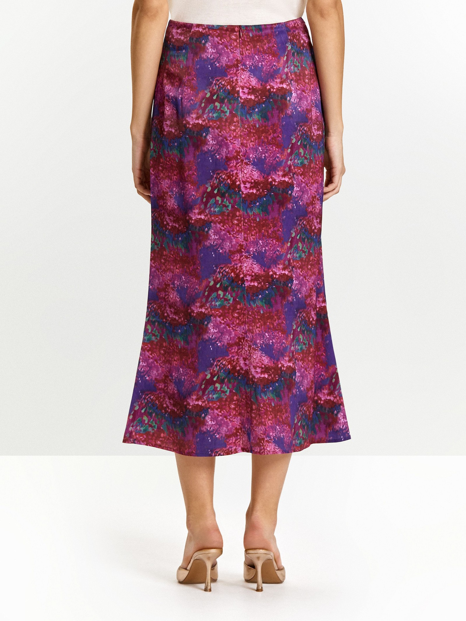 Юбка а-силуэта из 100% вискозы