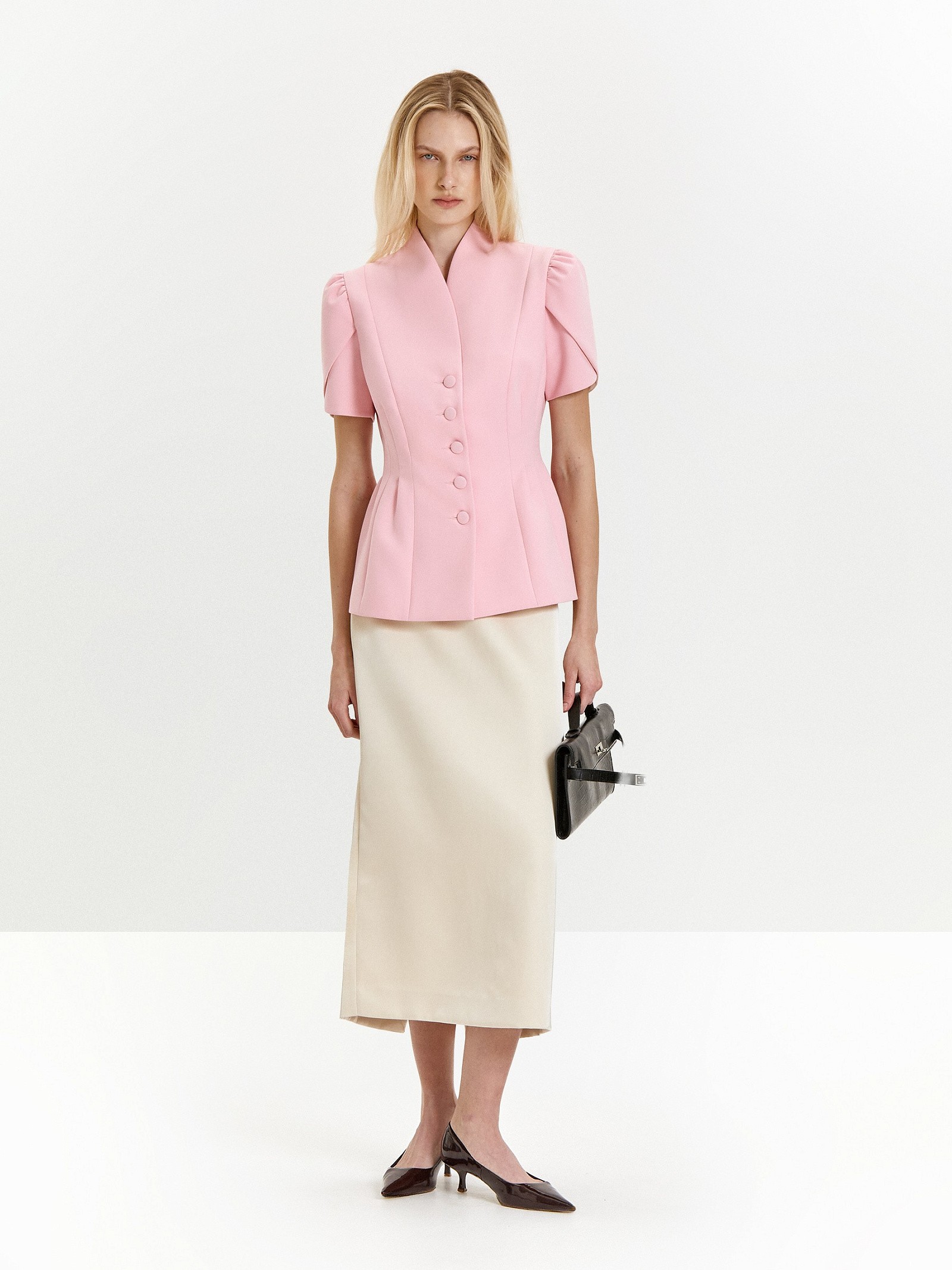 Жакет с коротким рукавом