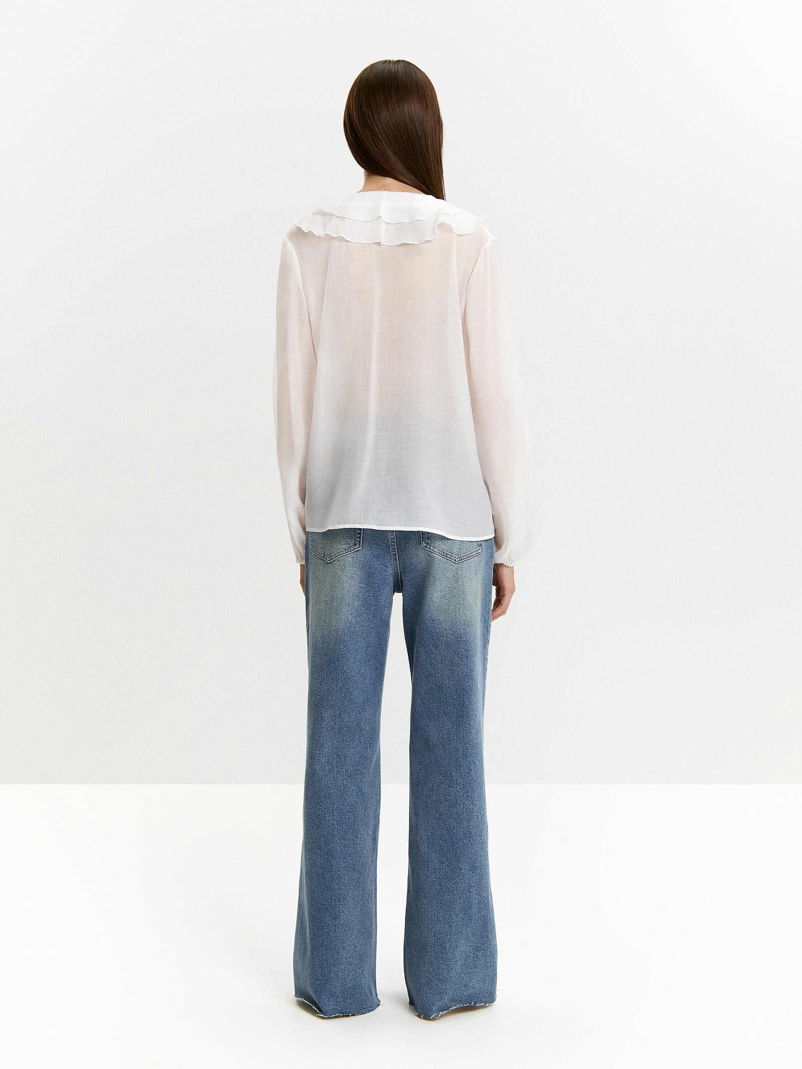 Блузка с длинным рукавом