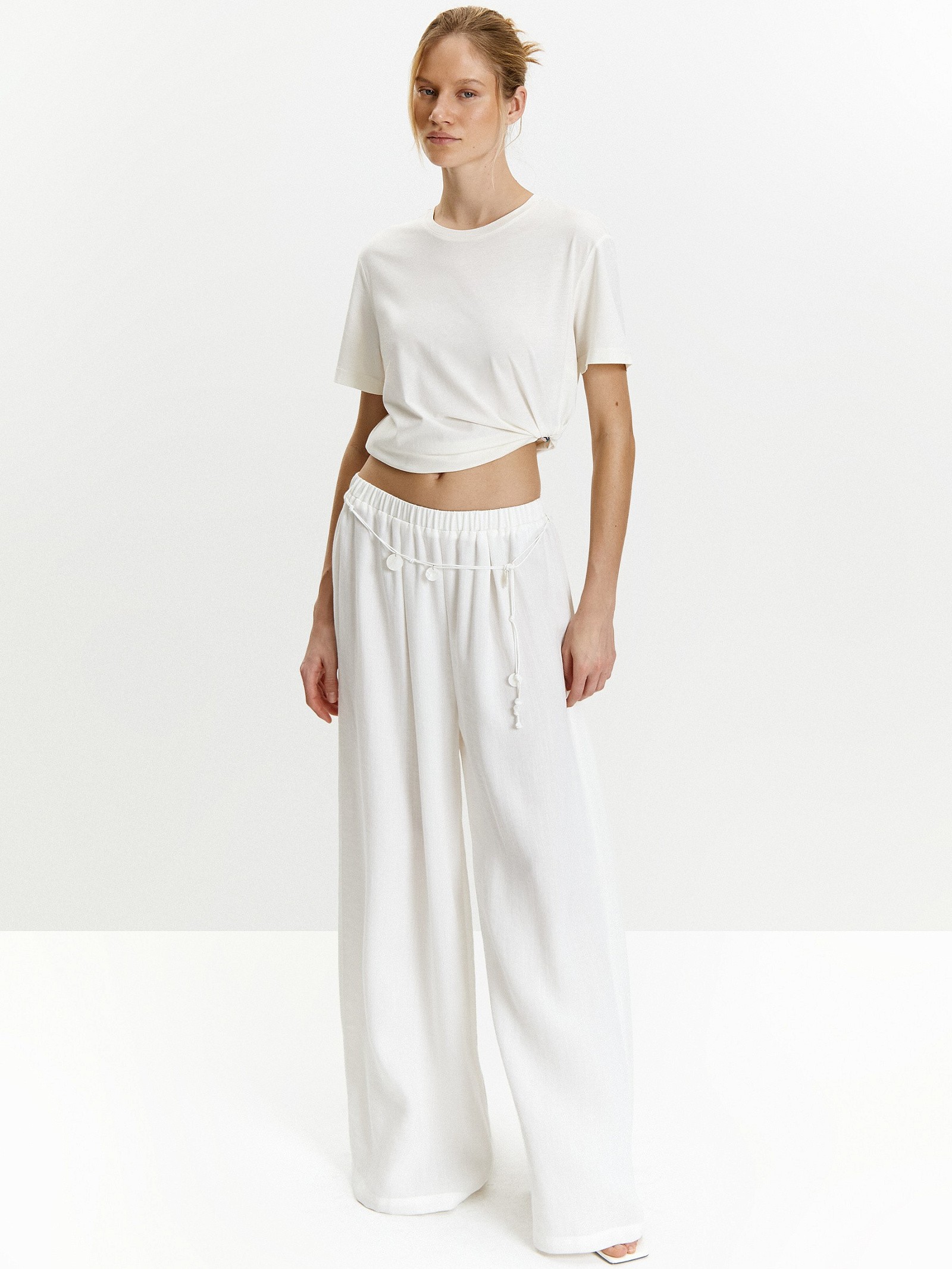 Брюки широкого кроя