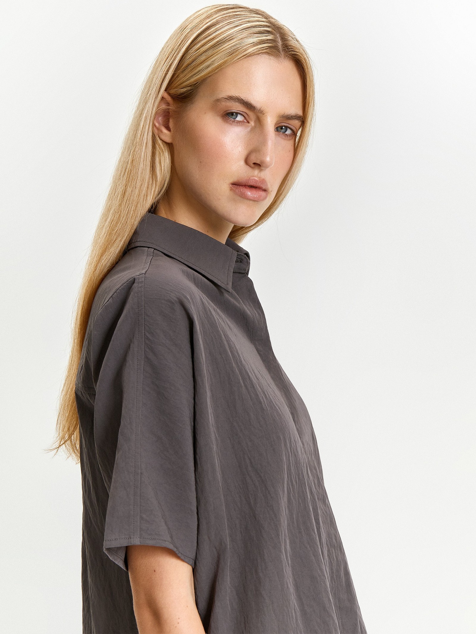 Рубашка свободного кроя