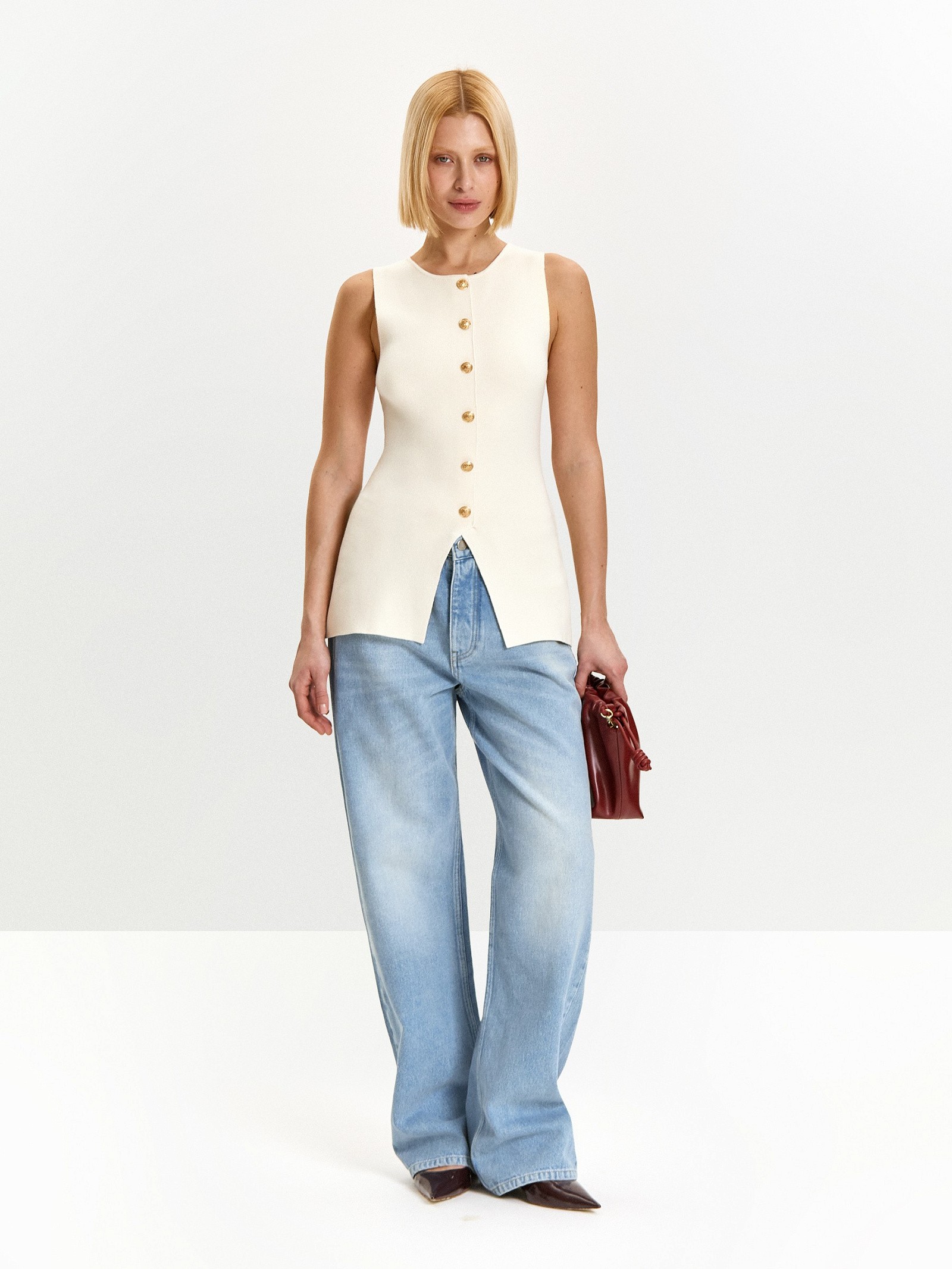 Трикотажный топ