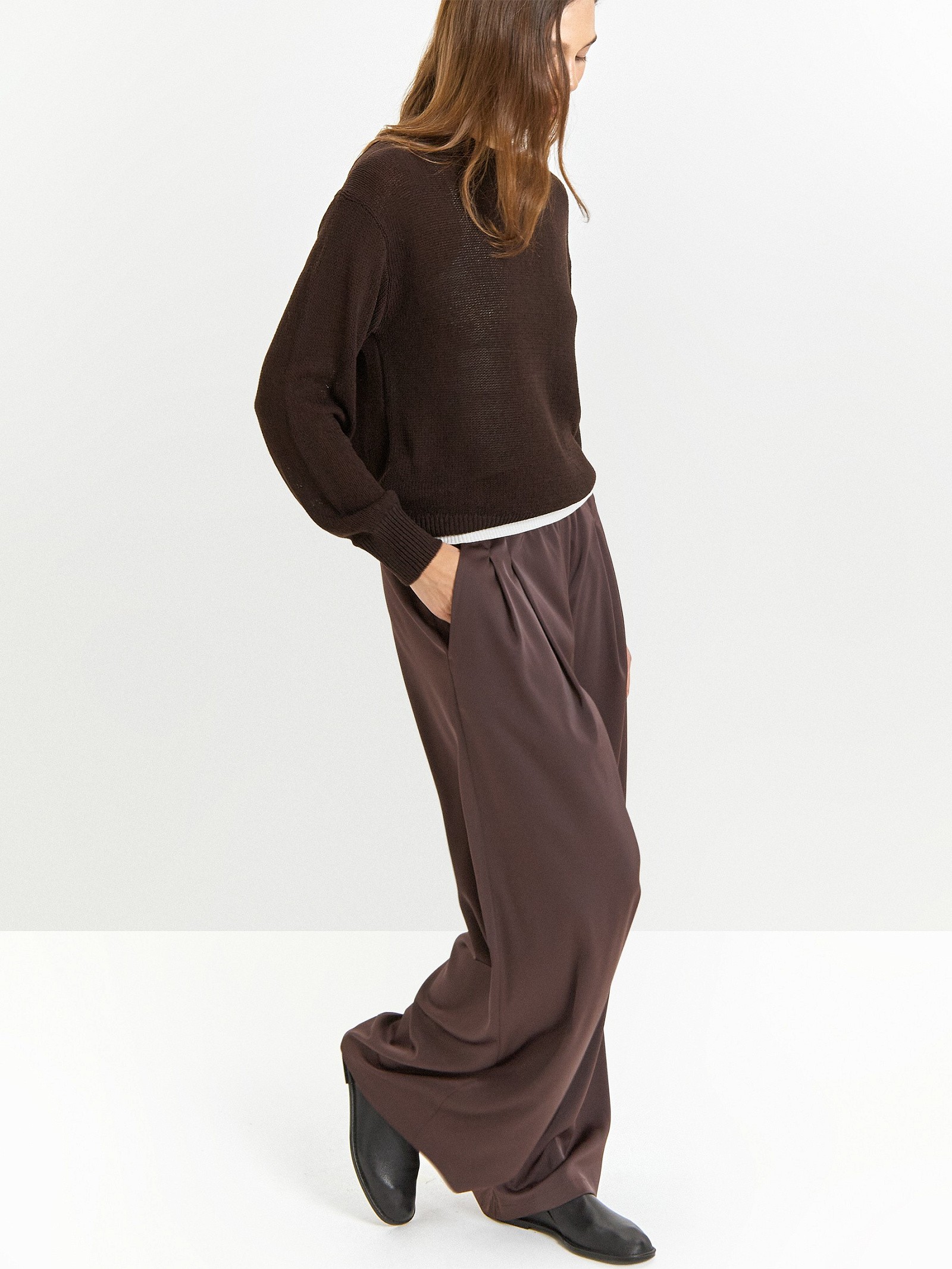 Брюки широкого кроя