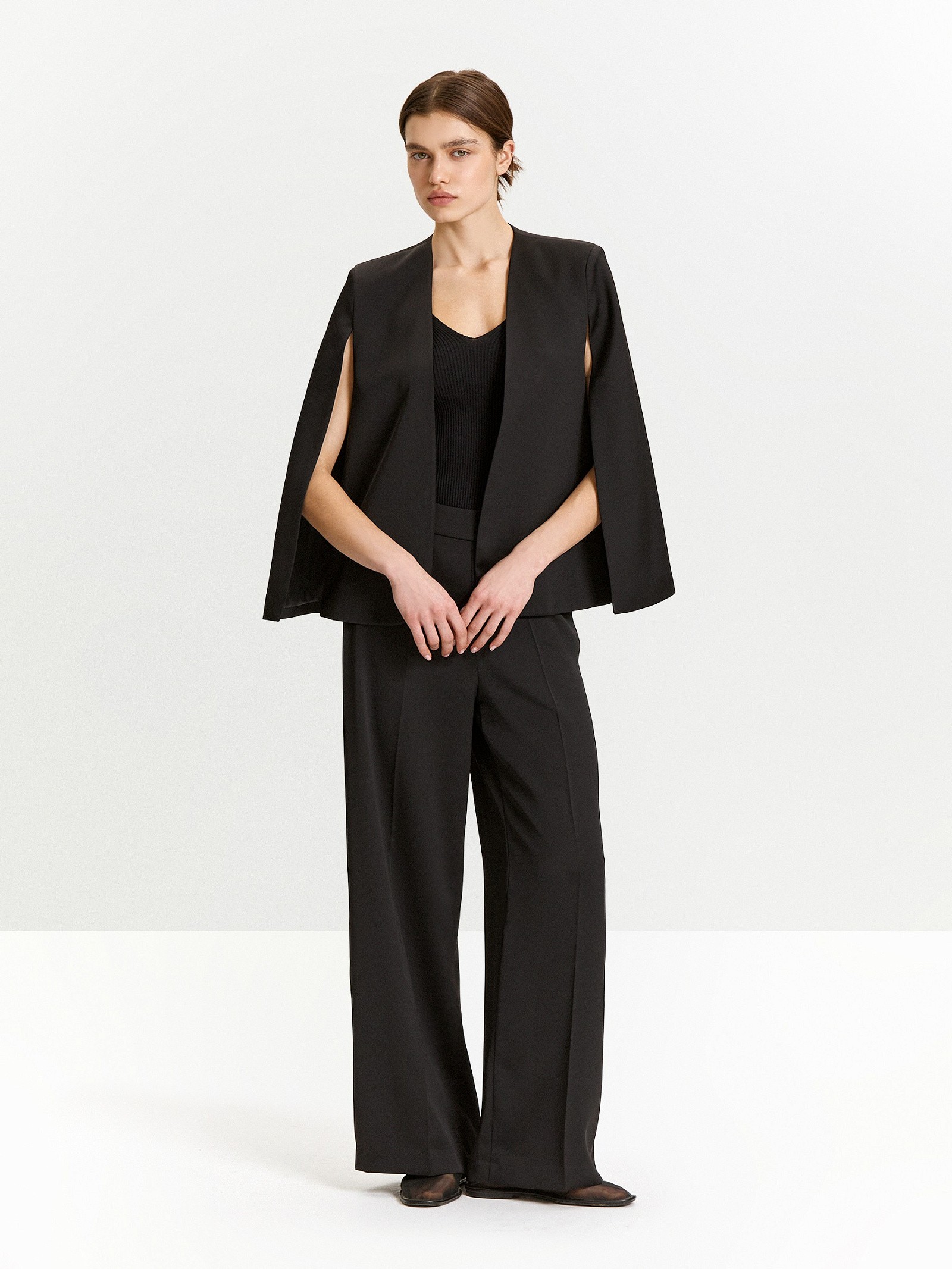 Жакет без лацканов