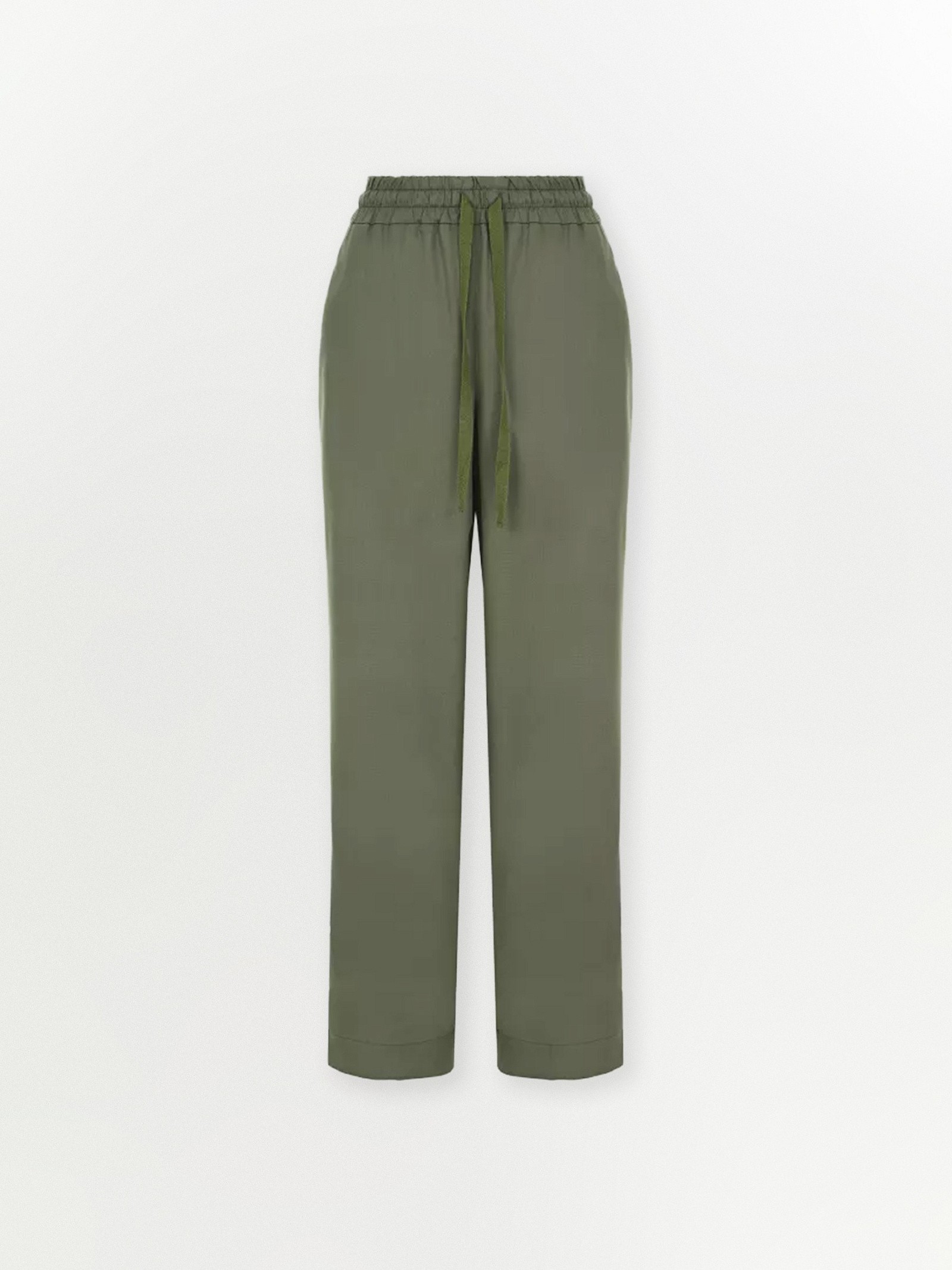 Брюки зауженного кроя из 100% тенсела