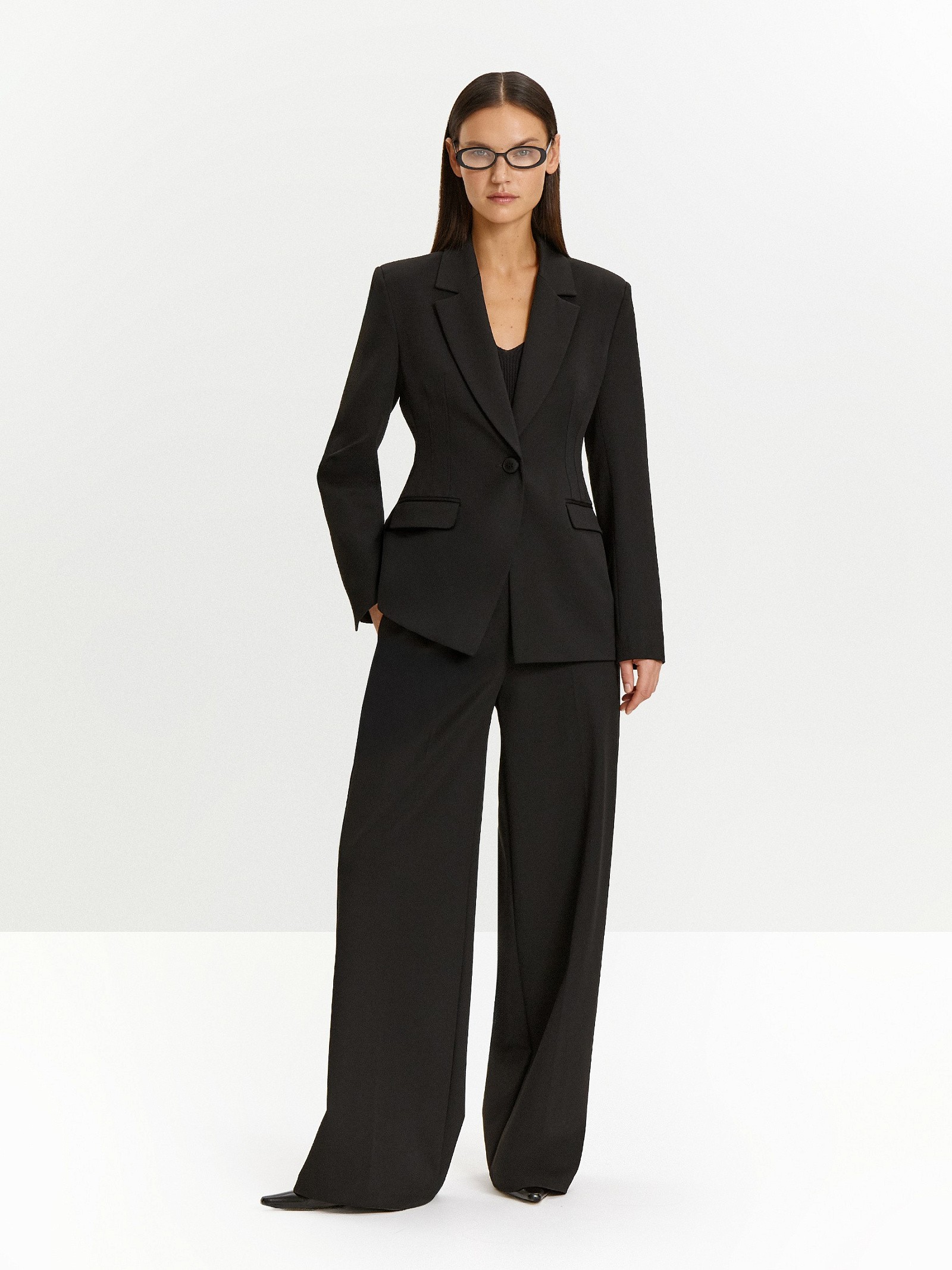 Брюки из костюмной шерсти