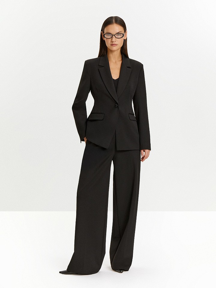 Брюки из костюмной шерсти