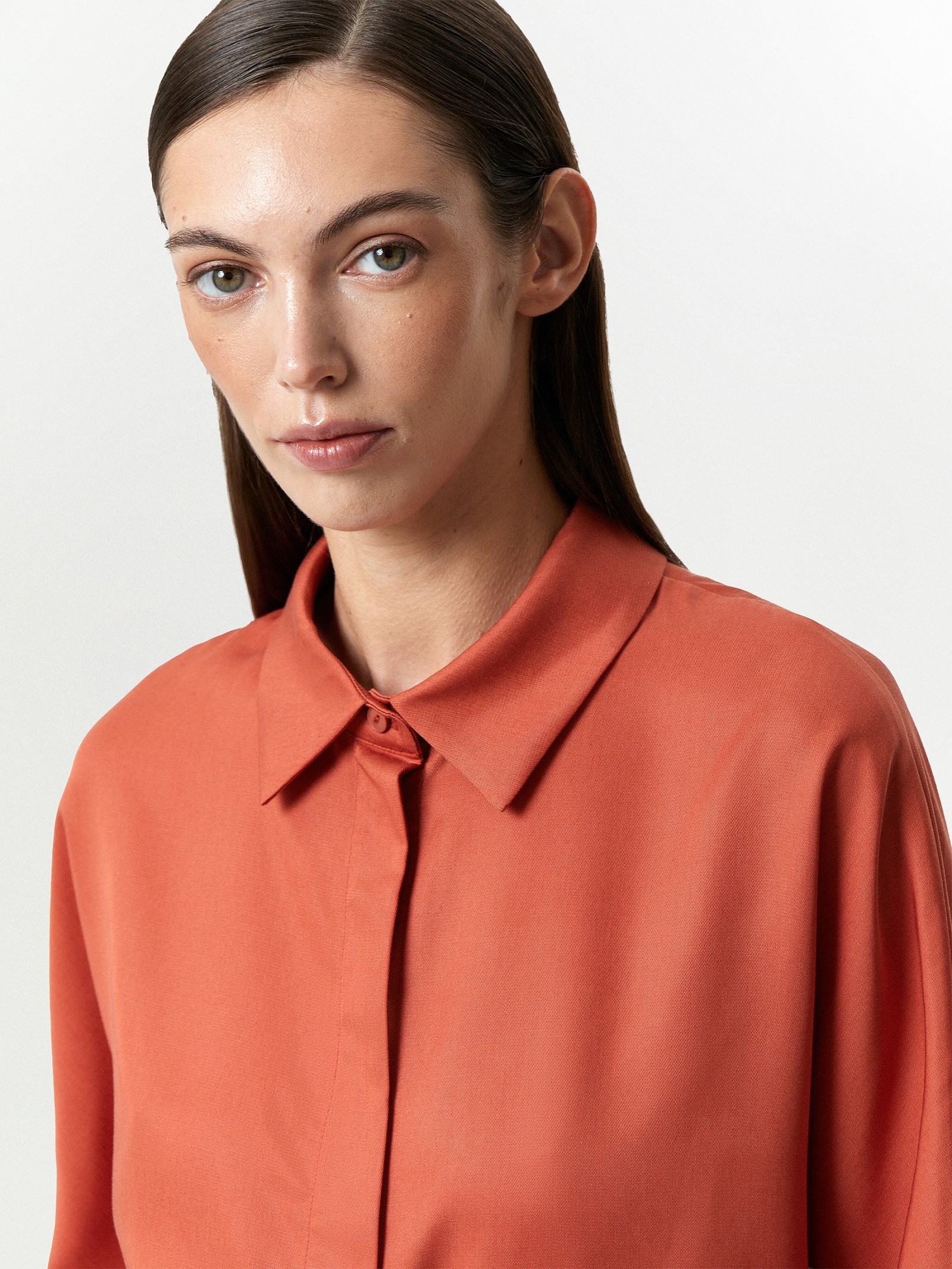 Рубашка из 100% тенсела