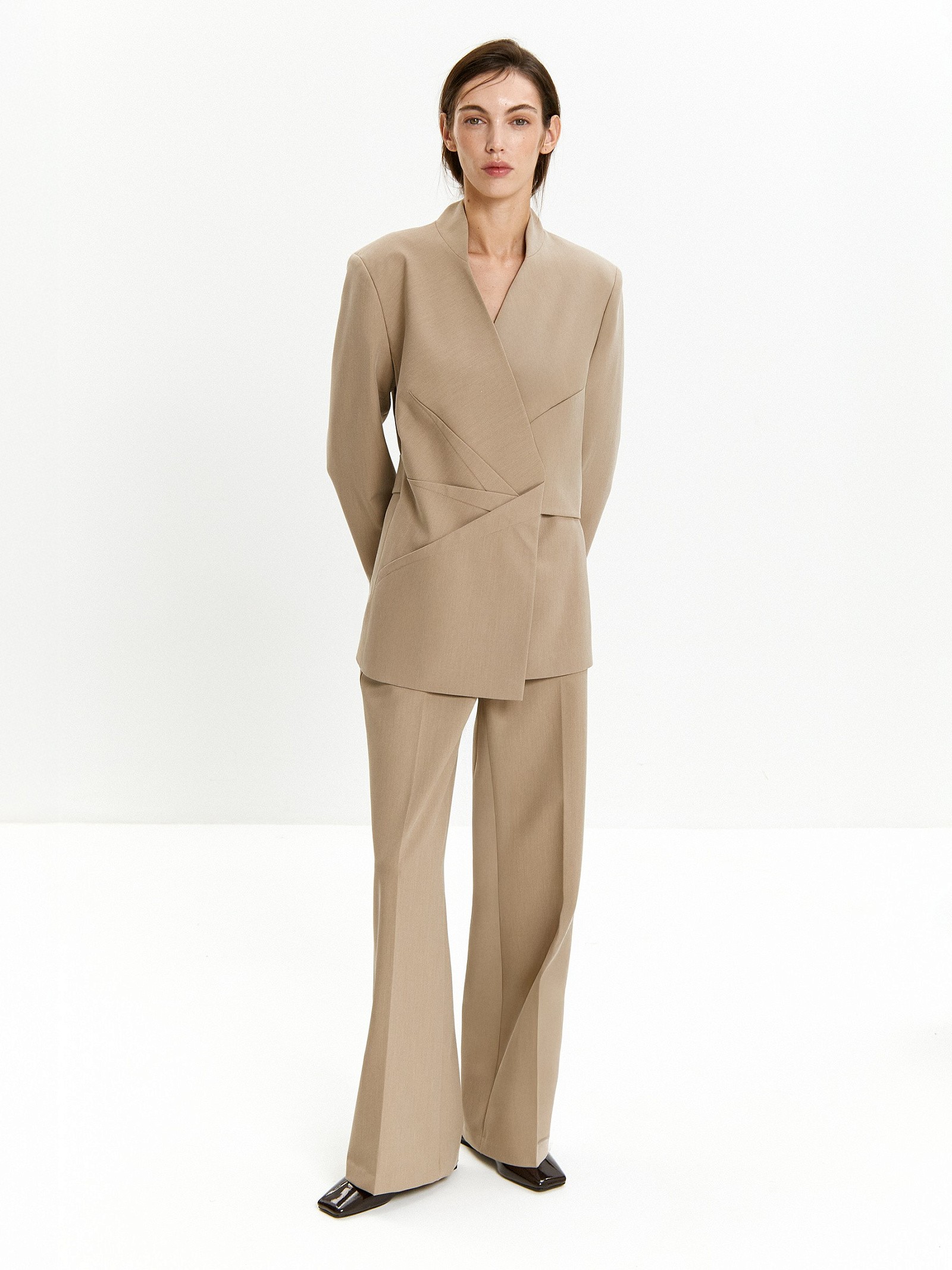 Жакет без лацканов