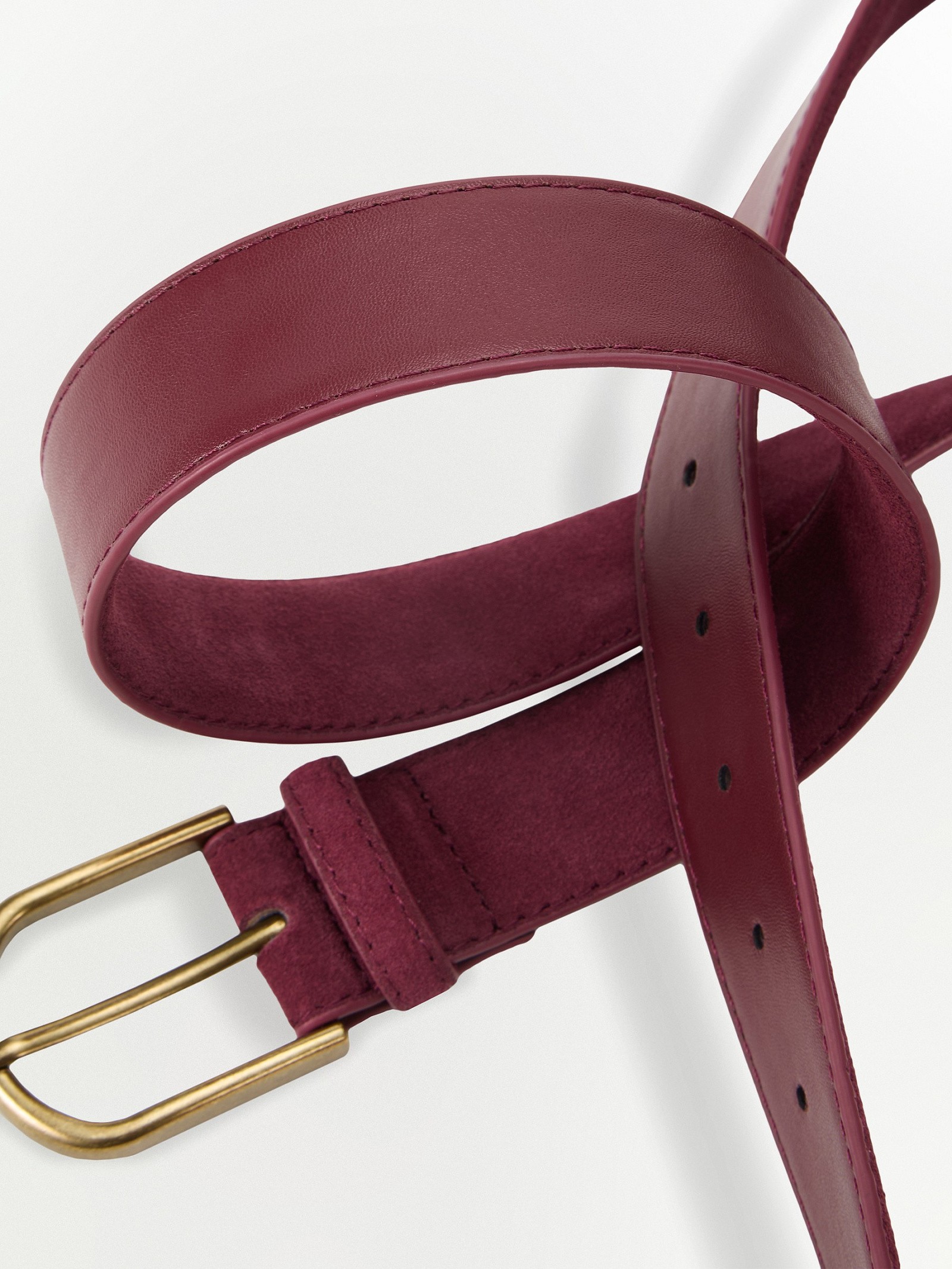 Ремень из натуральной замши