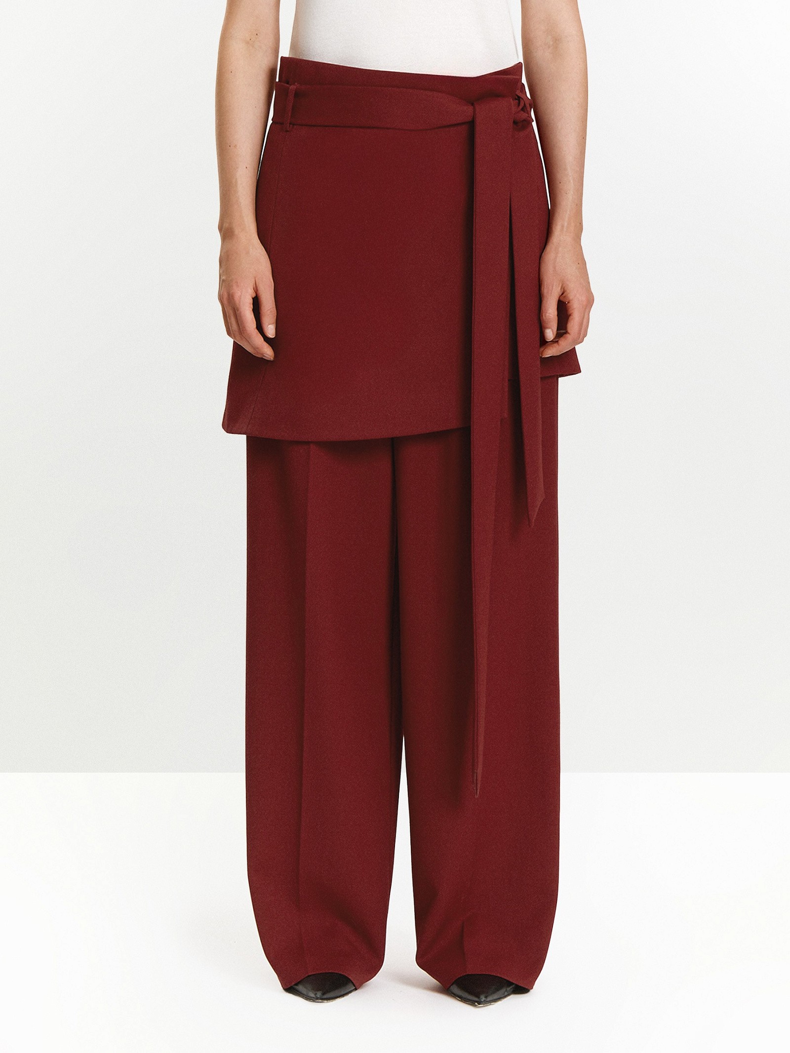 Юбка-мини с поясом