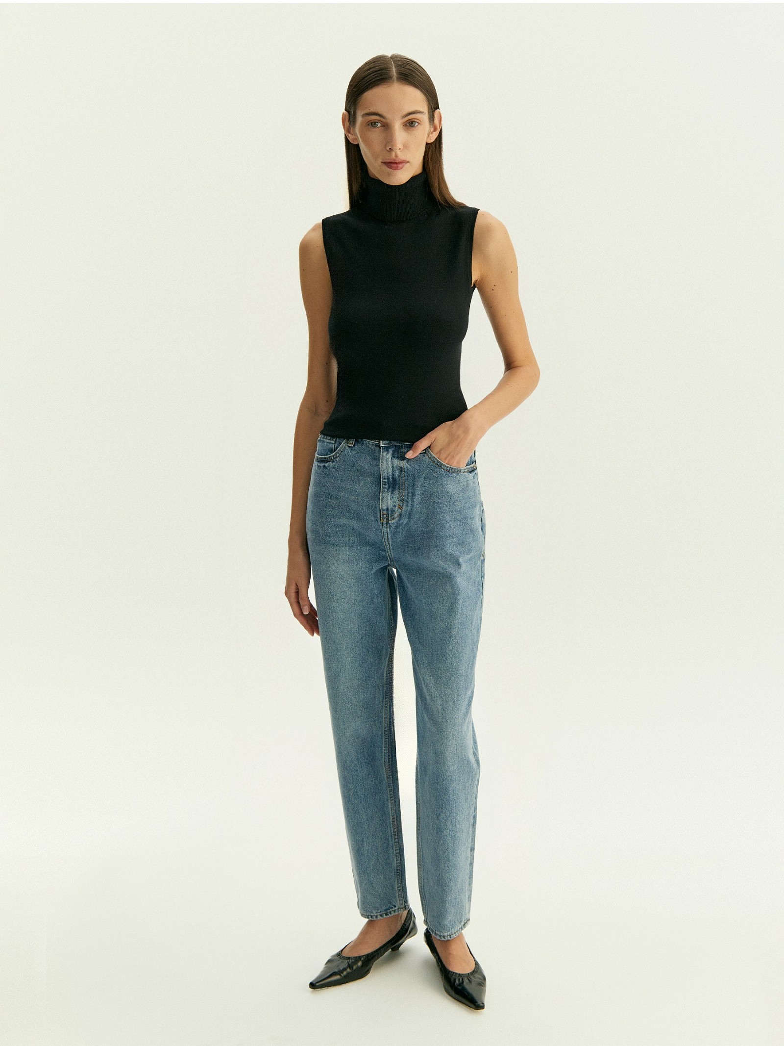 Джинсы Mom Fit 385