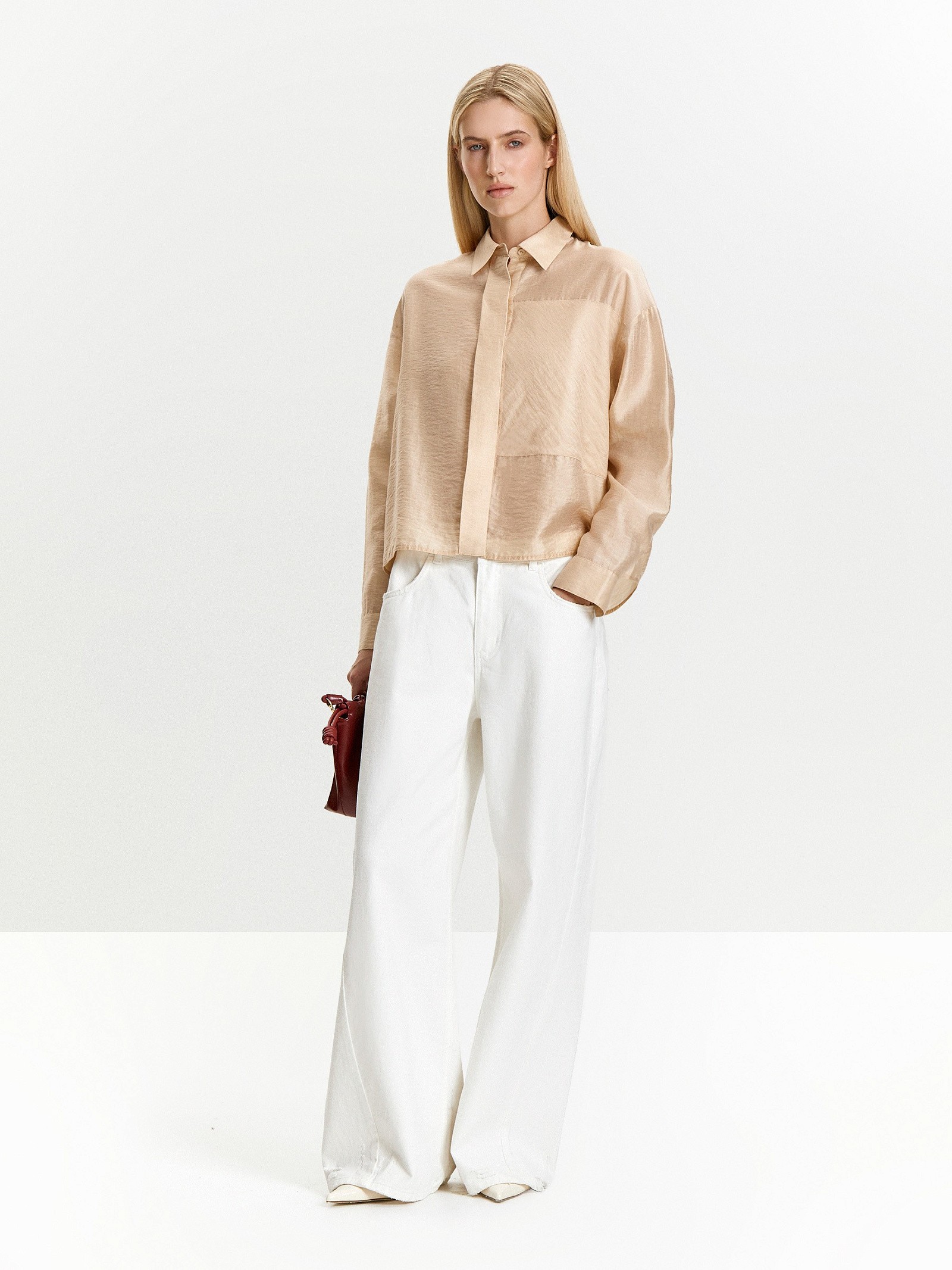 Рубашка прямого кроя