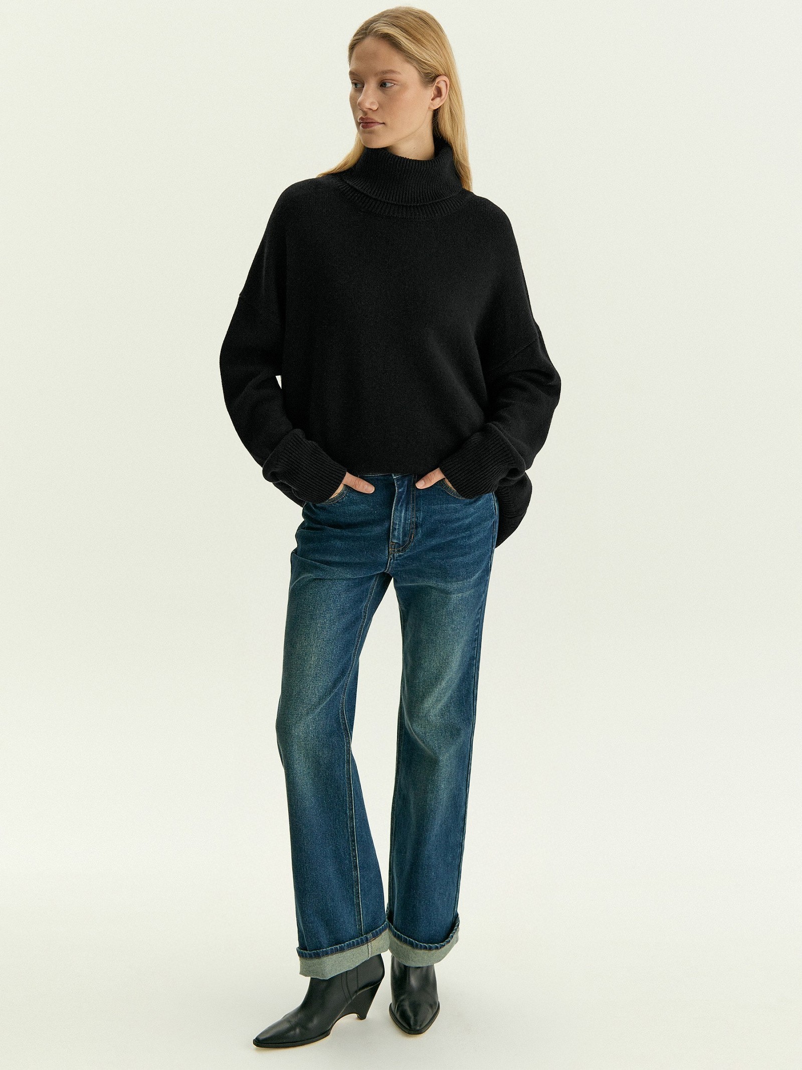 Свитер с содержанием кашемира