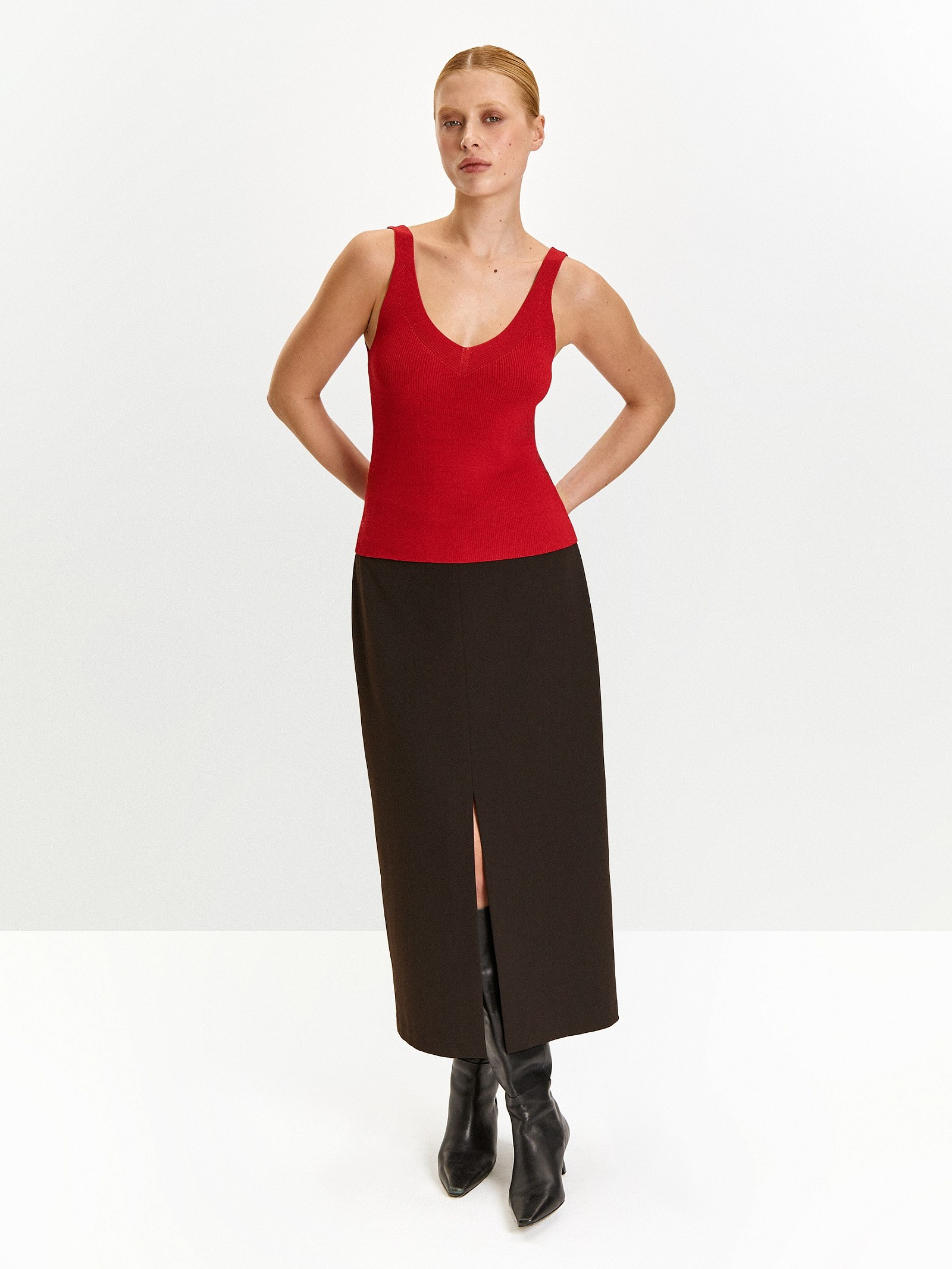 Трикотажный топ