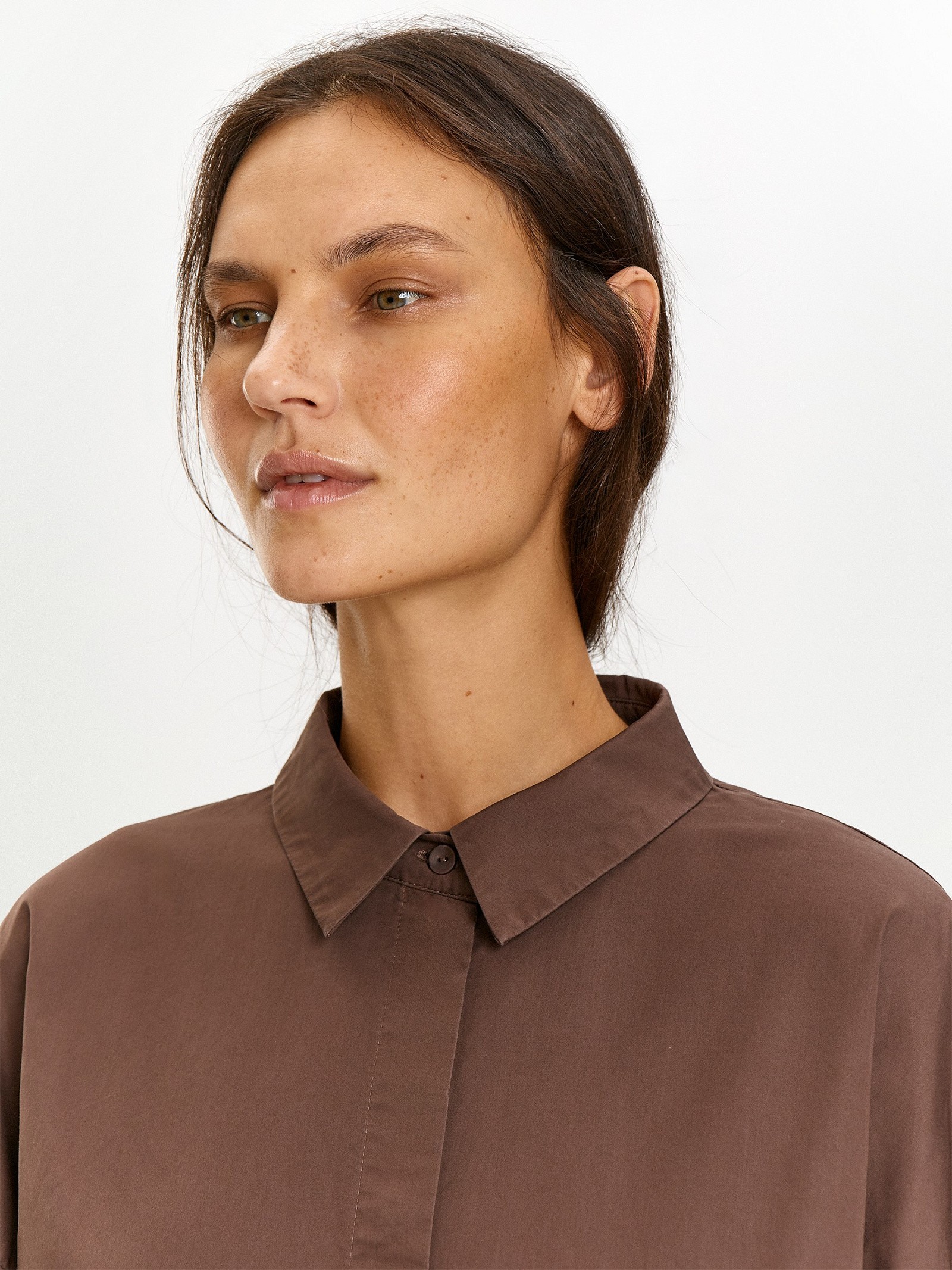 Рубашка удлиненная