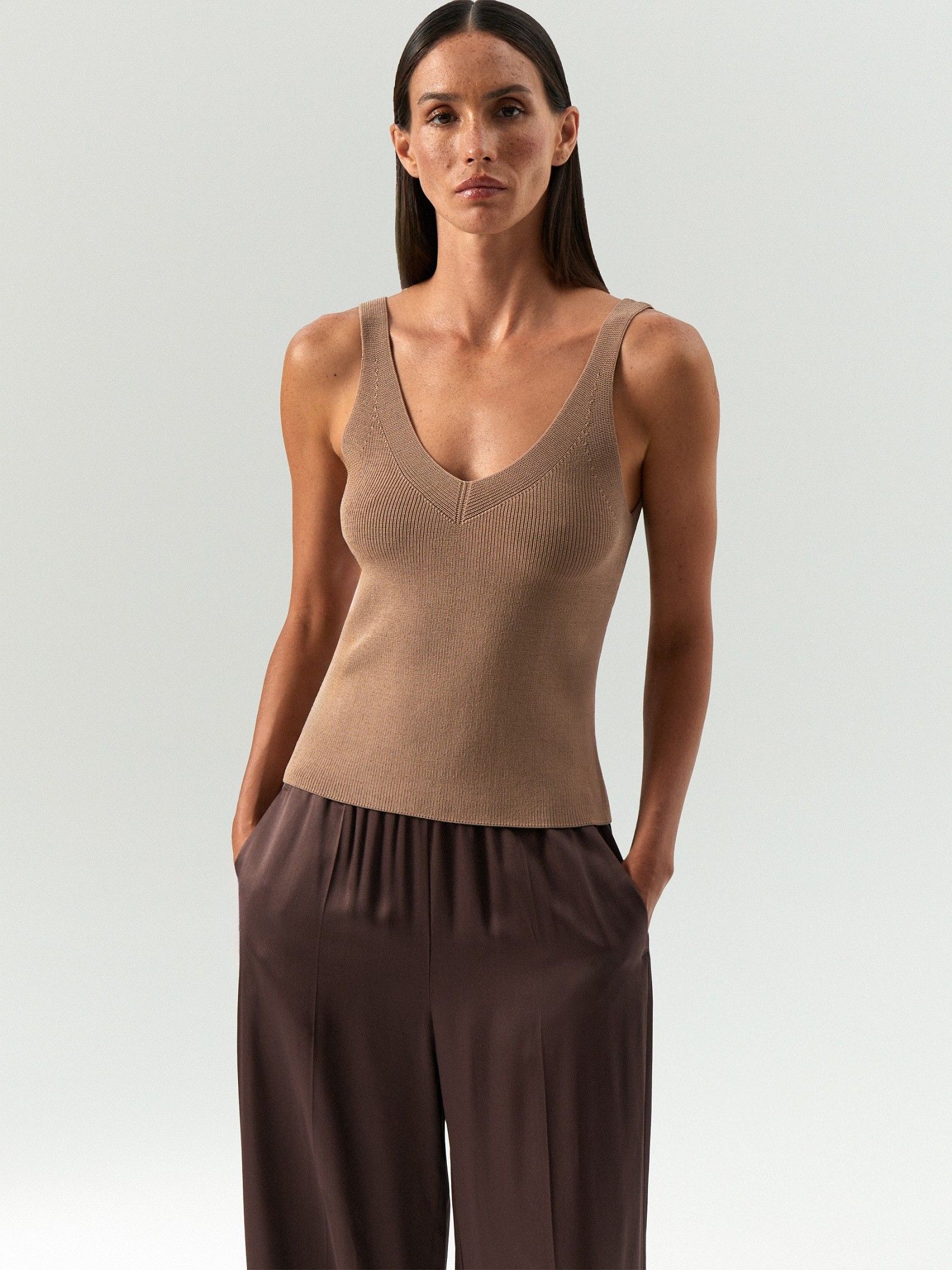 Трикотажный топ