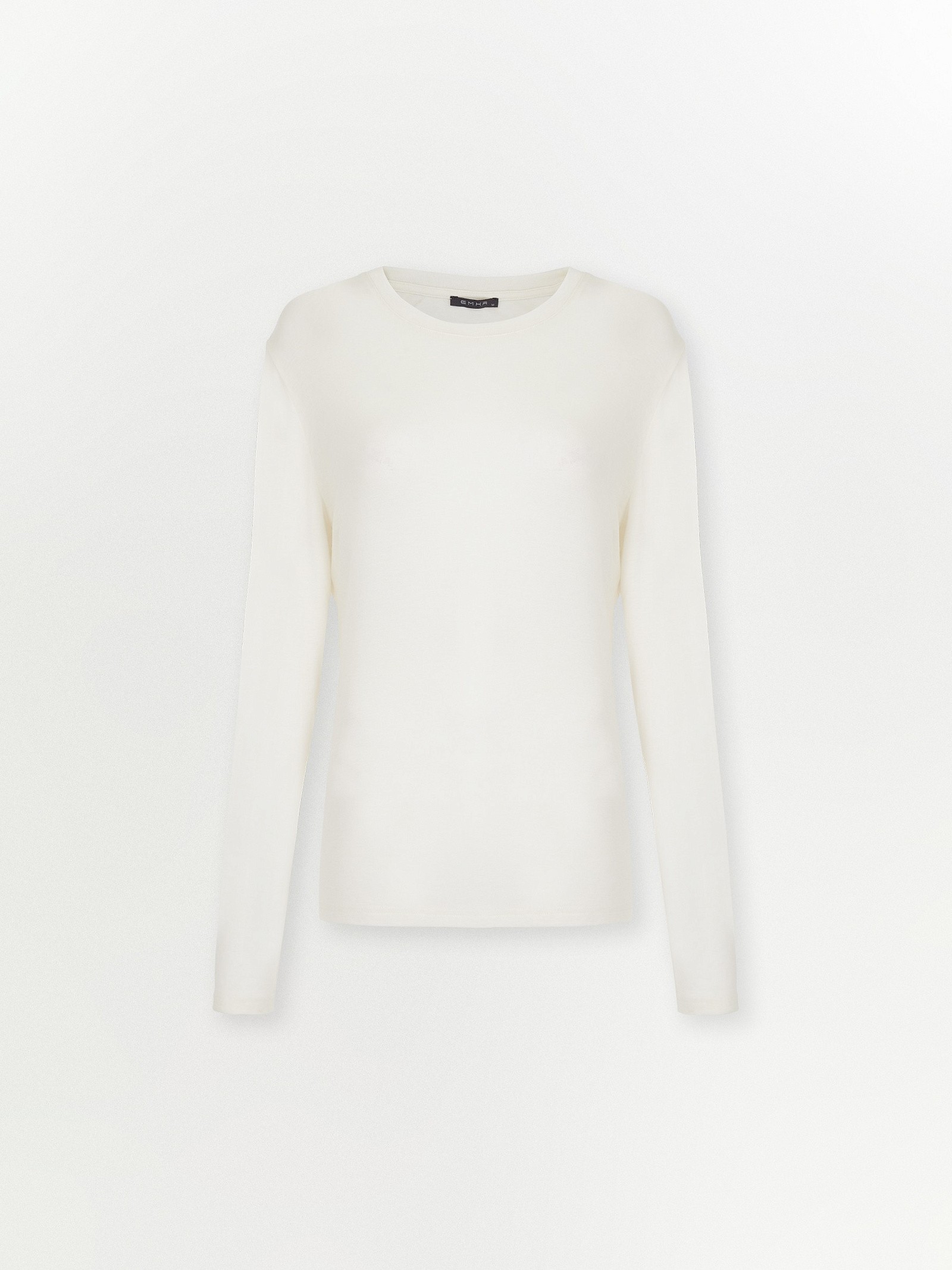 Лонгслив с содержанием шерсти