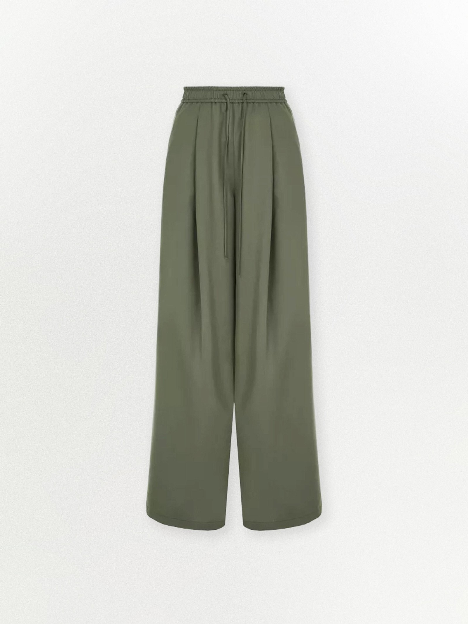 Брюки из 100% тенсела на резинке