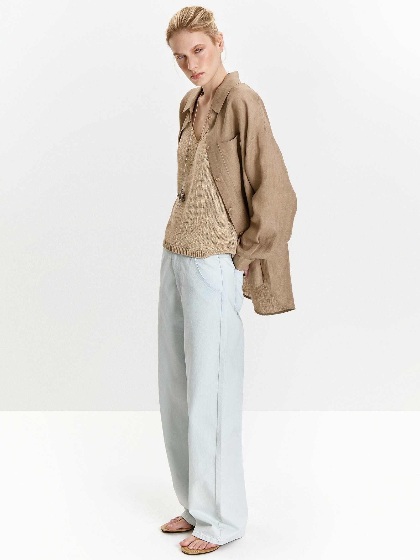 Джинсы прямого кроя