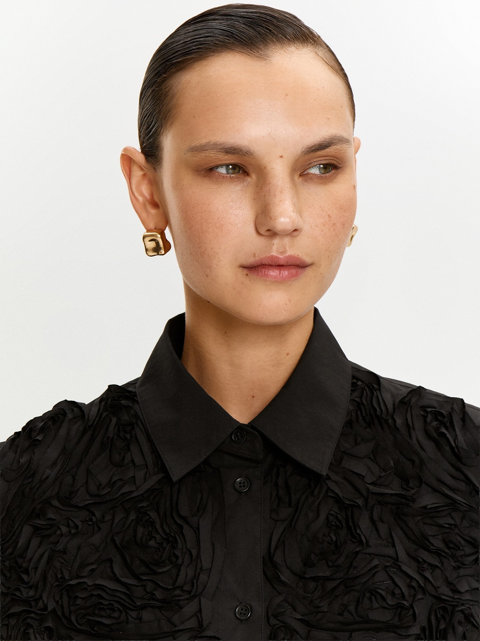 Рубашка однотонная