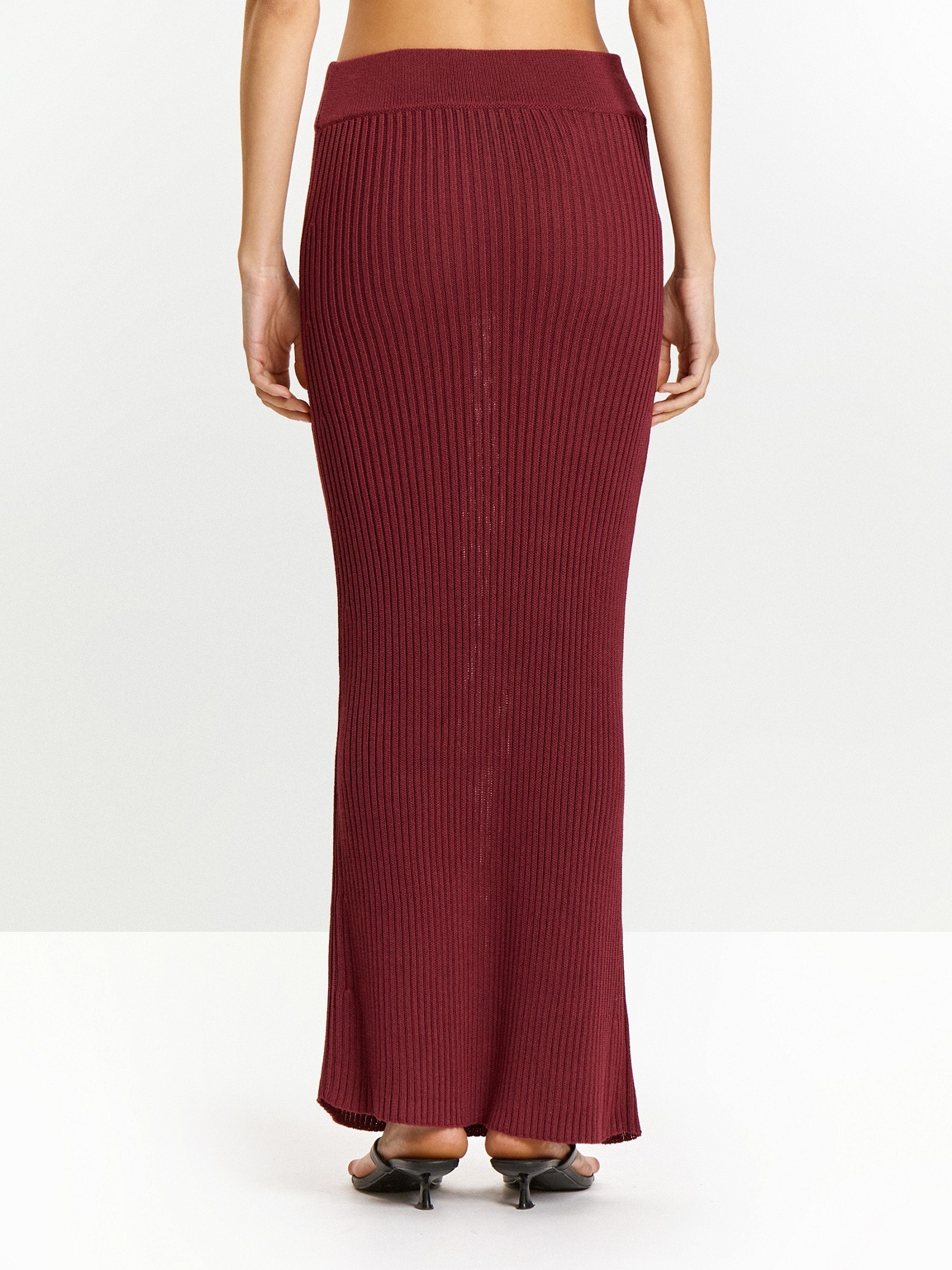 Юбка макси из трикотажа