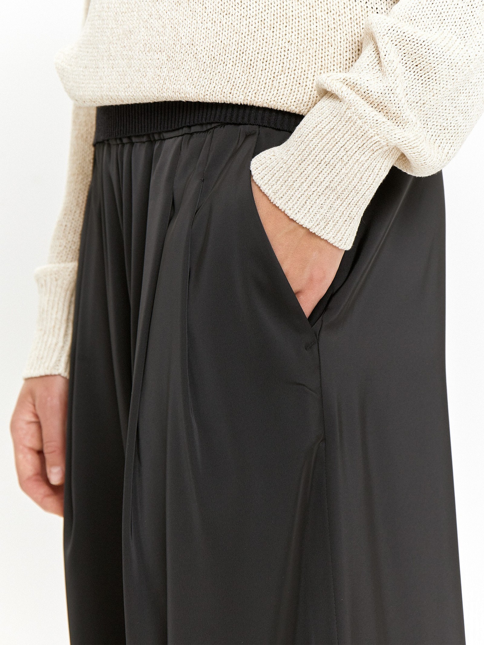 Брюки широкого кроя