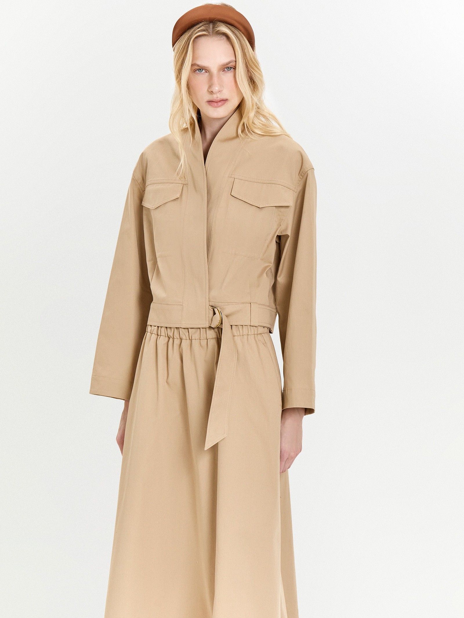 Куртка с поясом