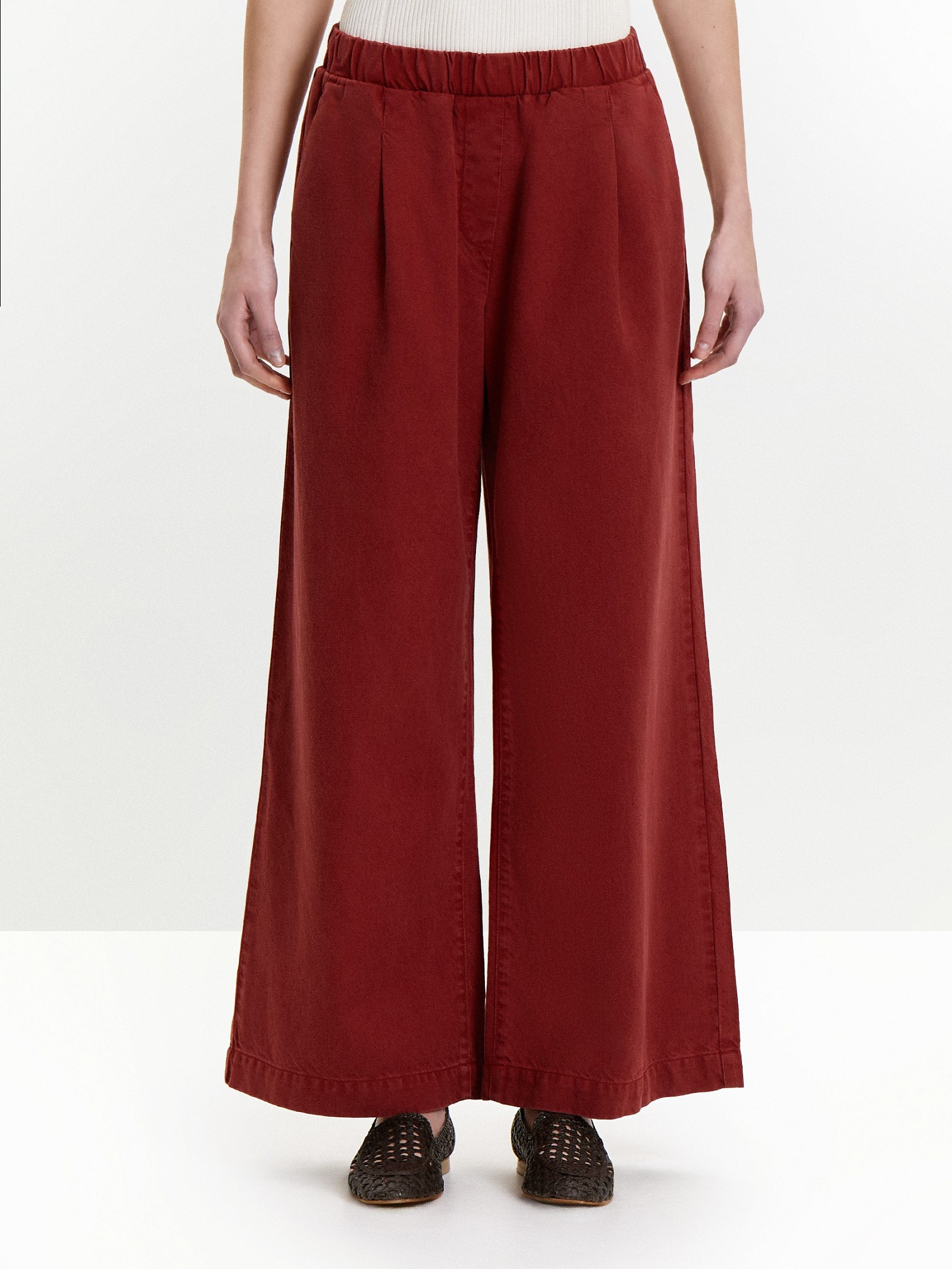 Брюки широкого кроя