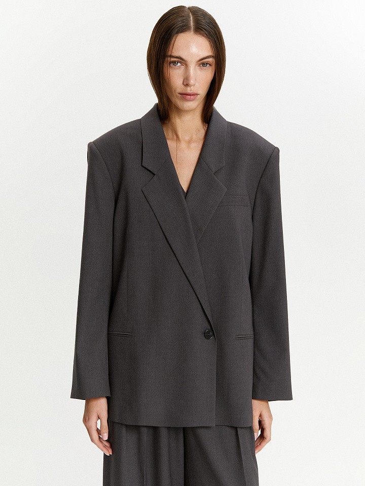 Жакет прямого кроя