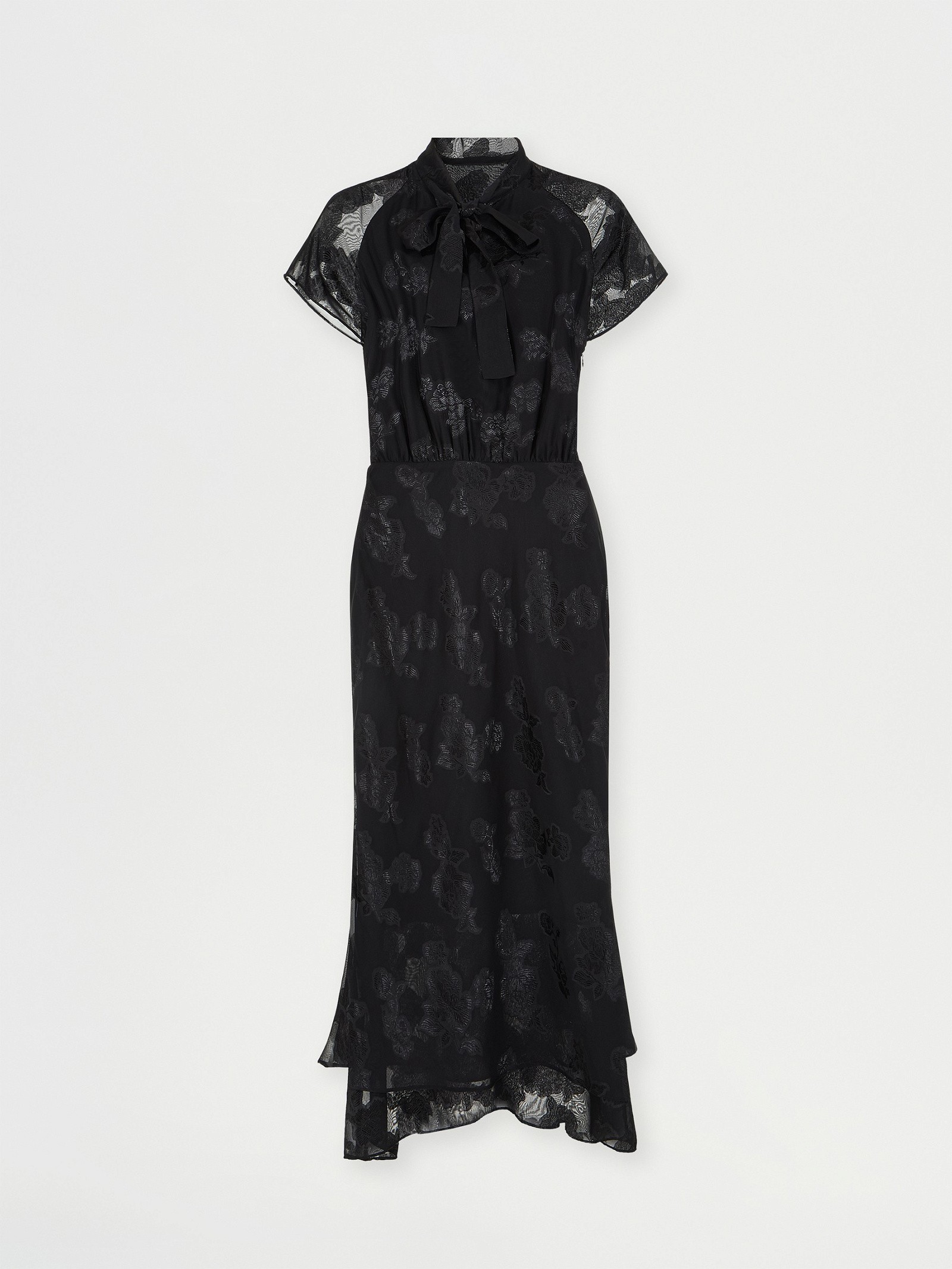  платье из сияющей текстурной ткани