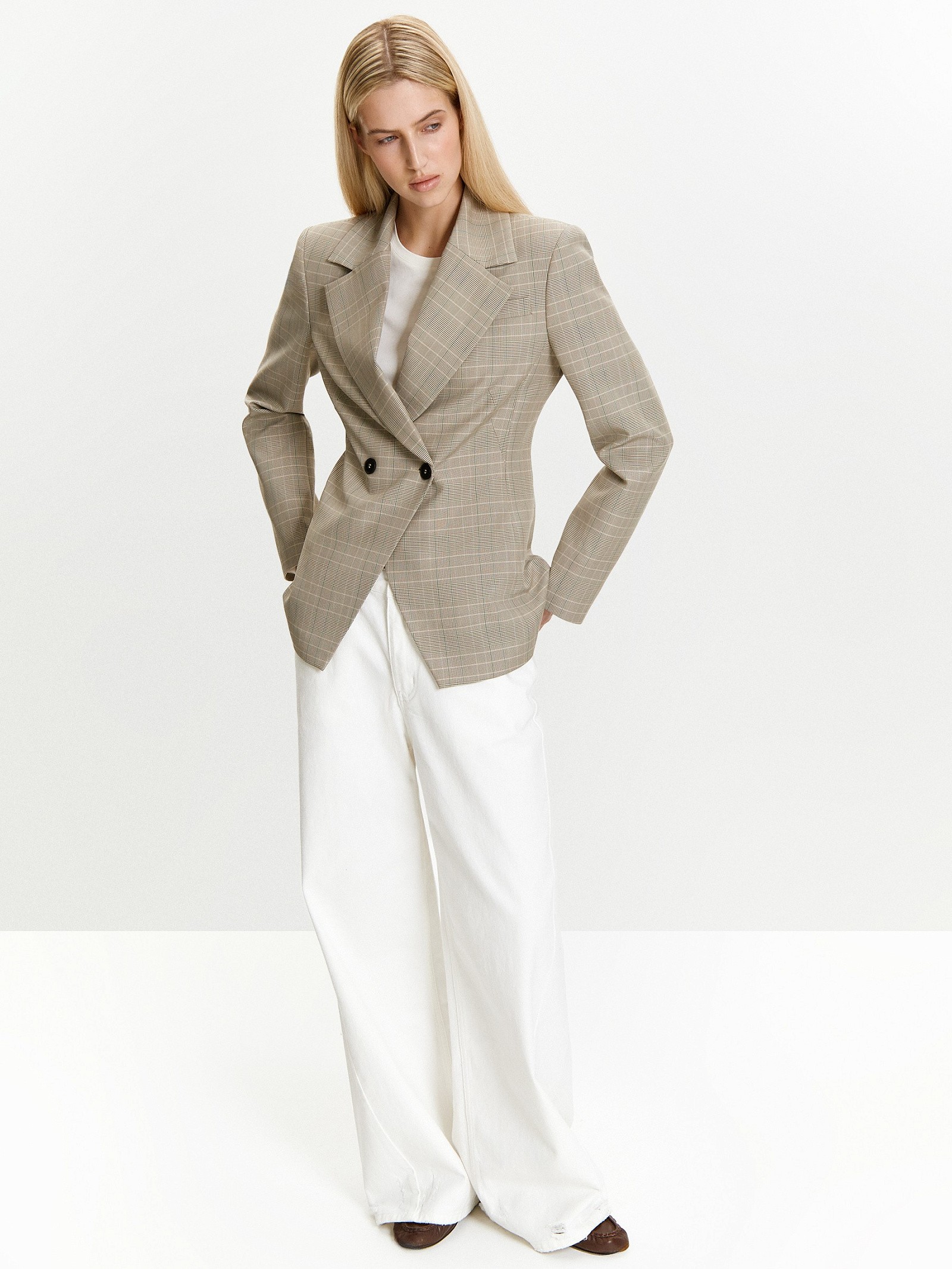 Жакет в клетку